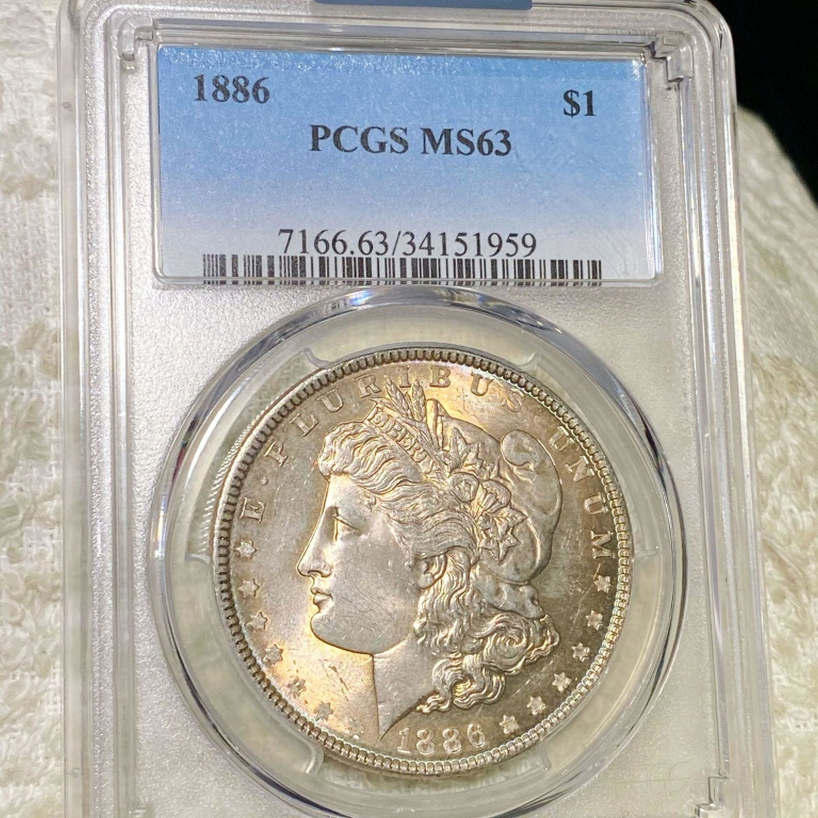1886 Morgan Silver Dollar PCGS - MS63 (1 of 2)