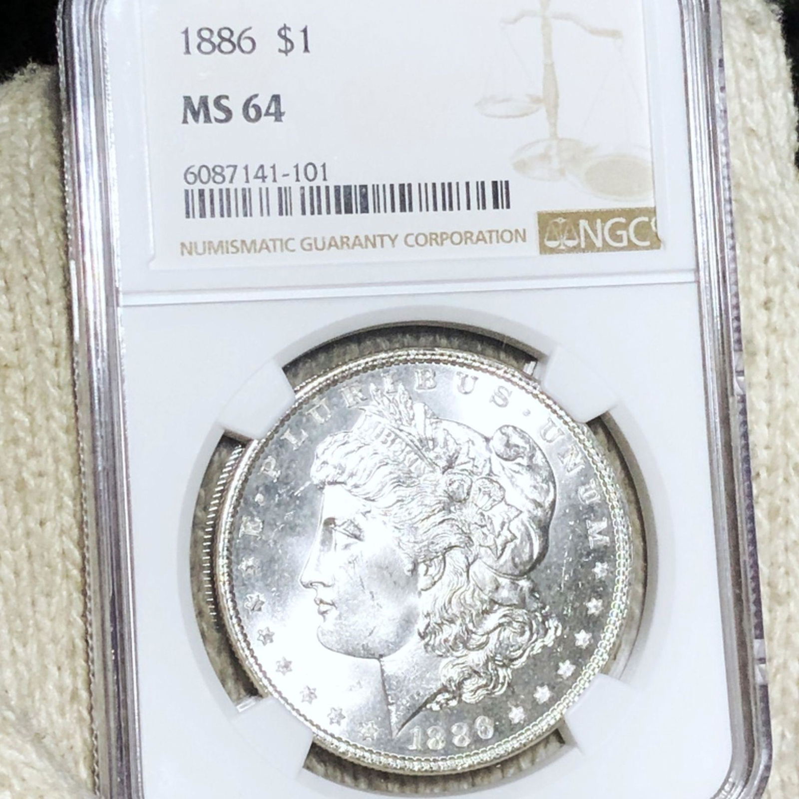 1886 Morgan Silver Dollar NGC - MS64 (1 of 2)