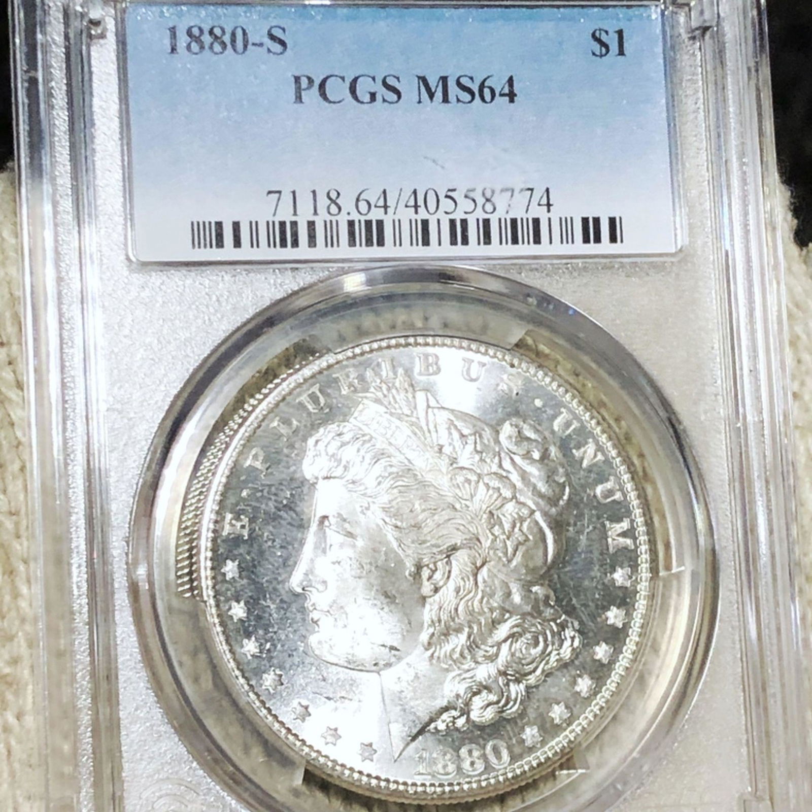 1880-S Morgan Silver Dollar PCGS - MS64 (1 of 2)
