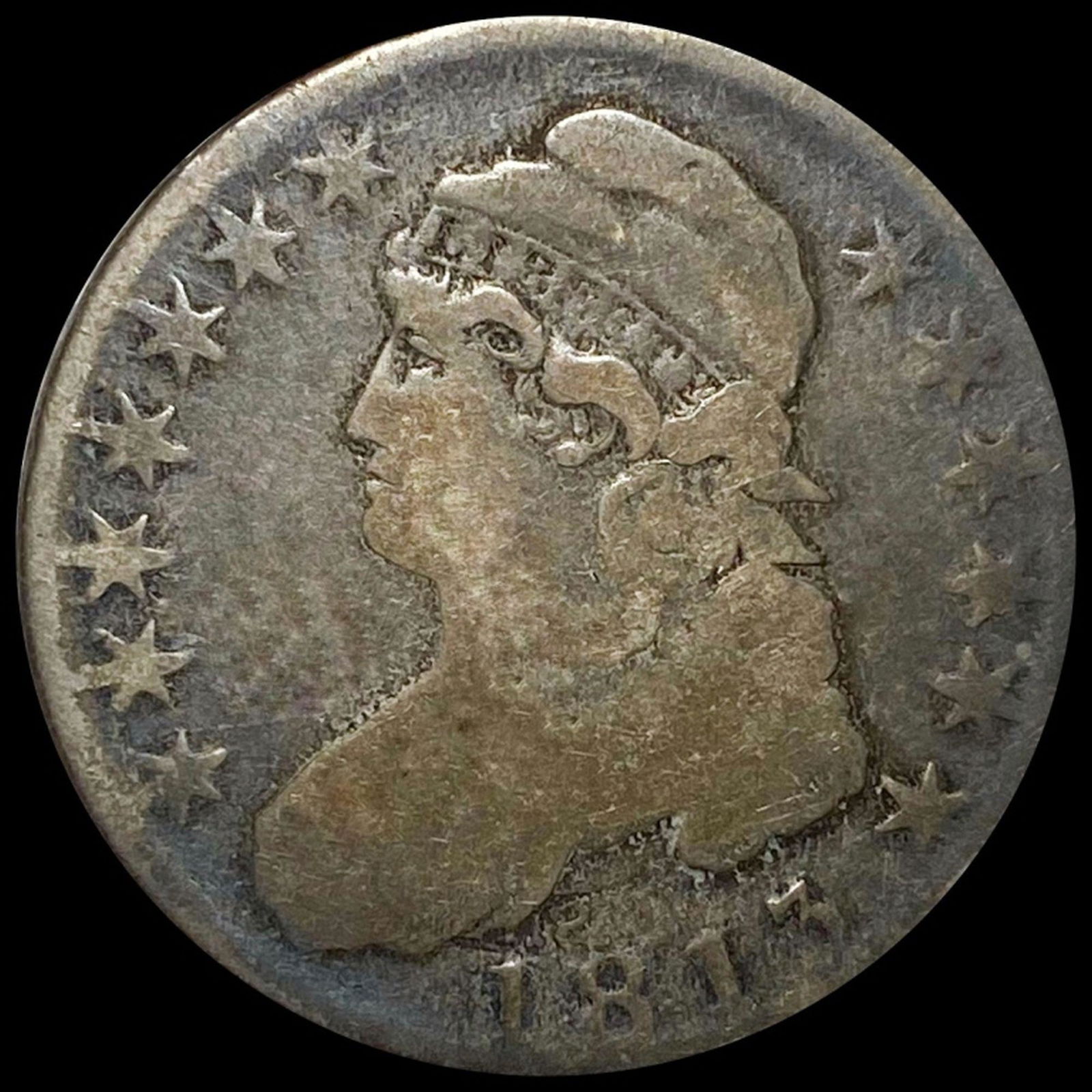 1813 Capped Bust Half Dollar NICELY CIRC O-110 (1 of 2)