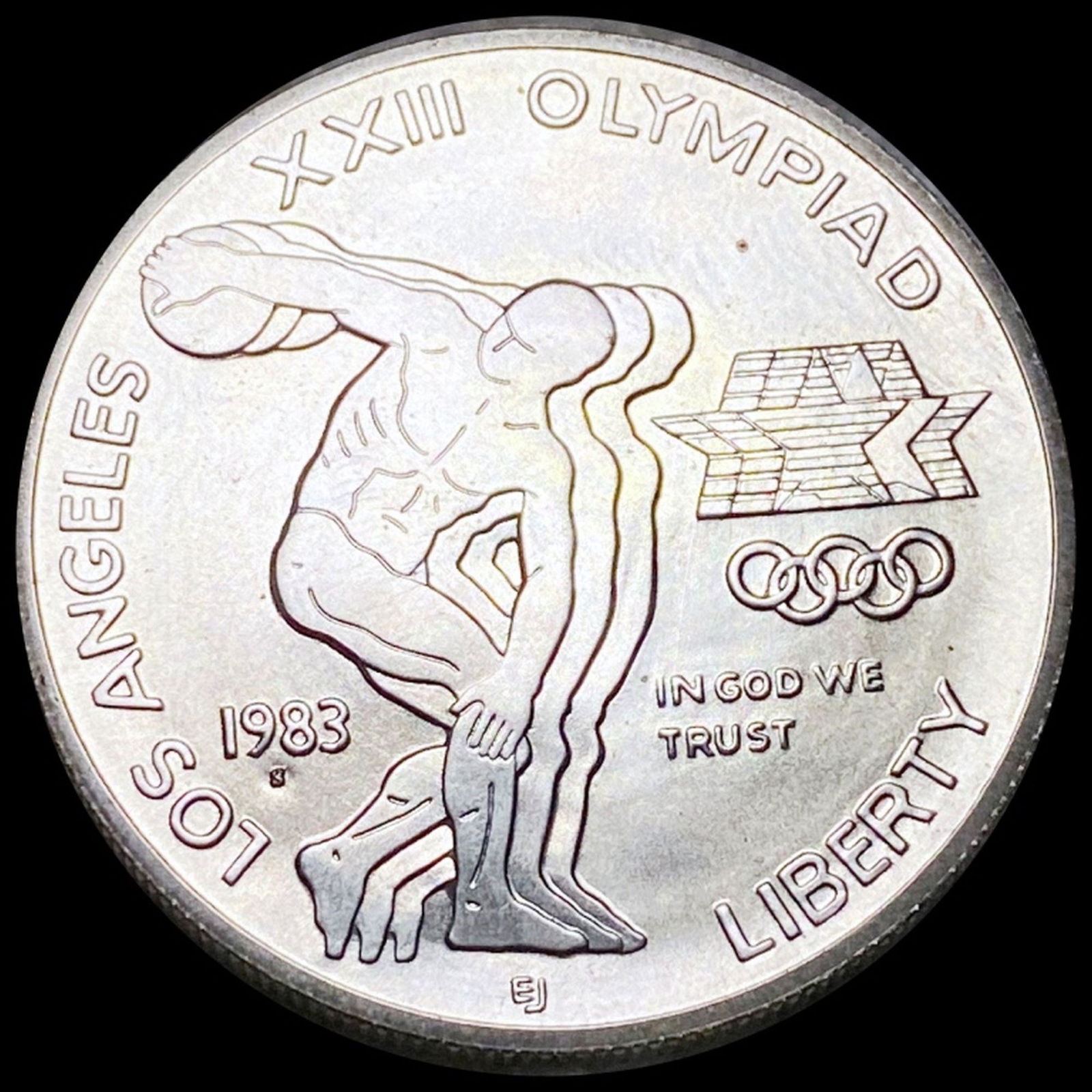 1983 Olympic Silver Dollar UNCIRCULATED (1 of 2)