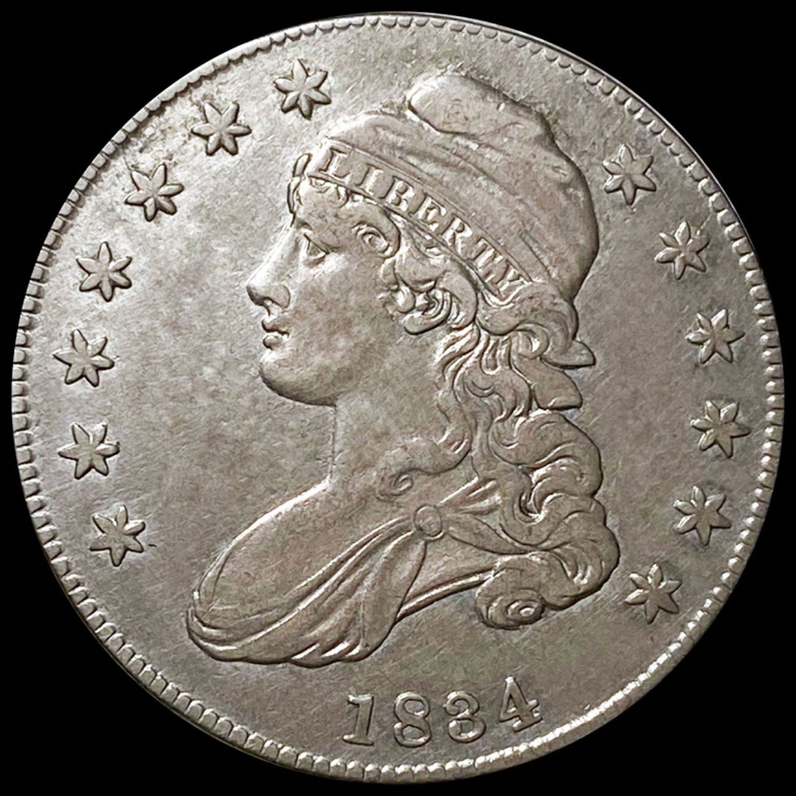 1834 Capped Bust Half Dollar LIGHT CIRC O-111 R1 (1 of 2)