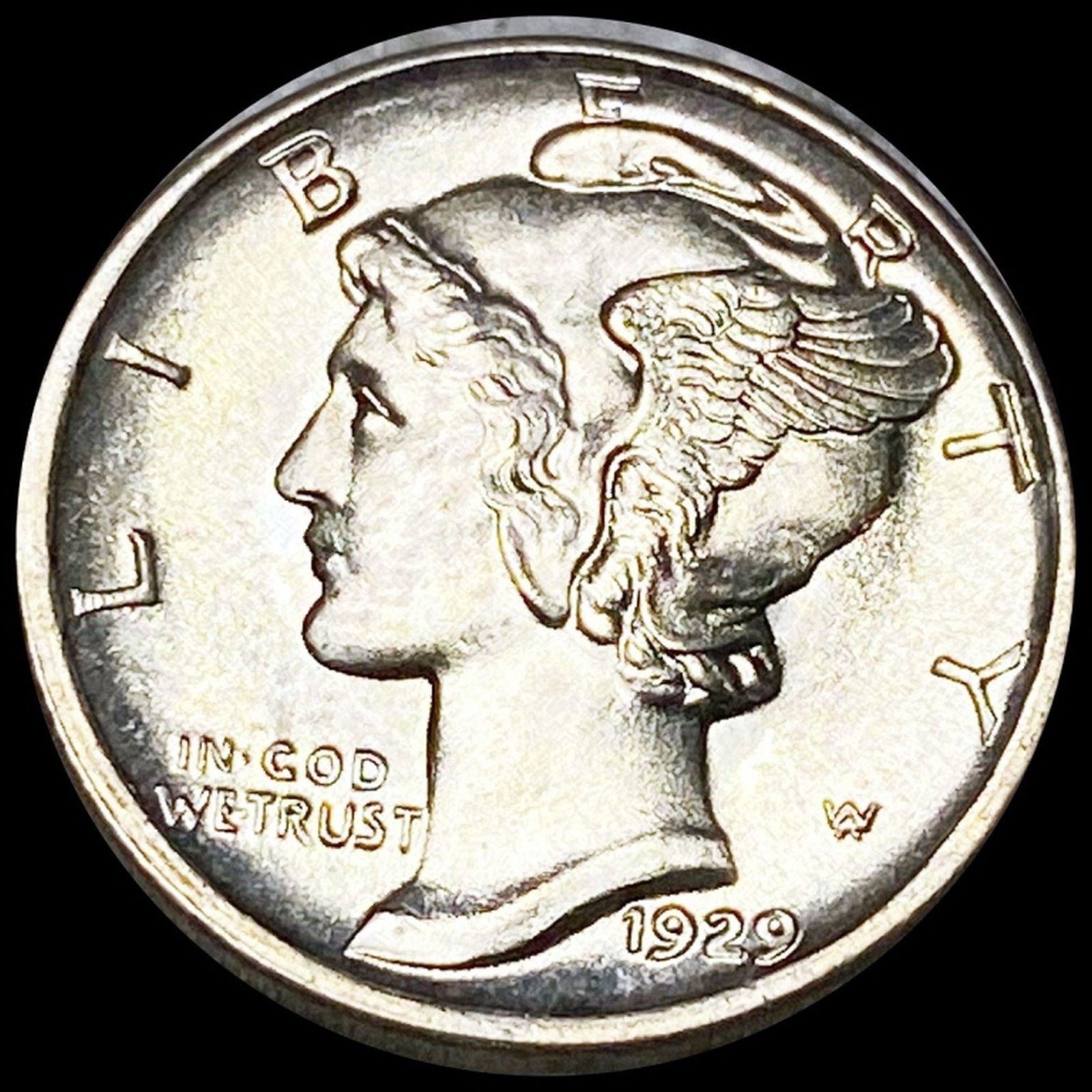 1929-D Mercury Silver Dime UNCIRCULATED (1 of 2)