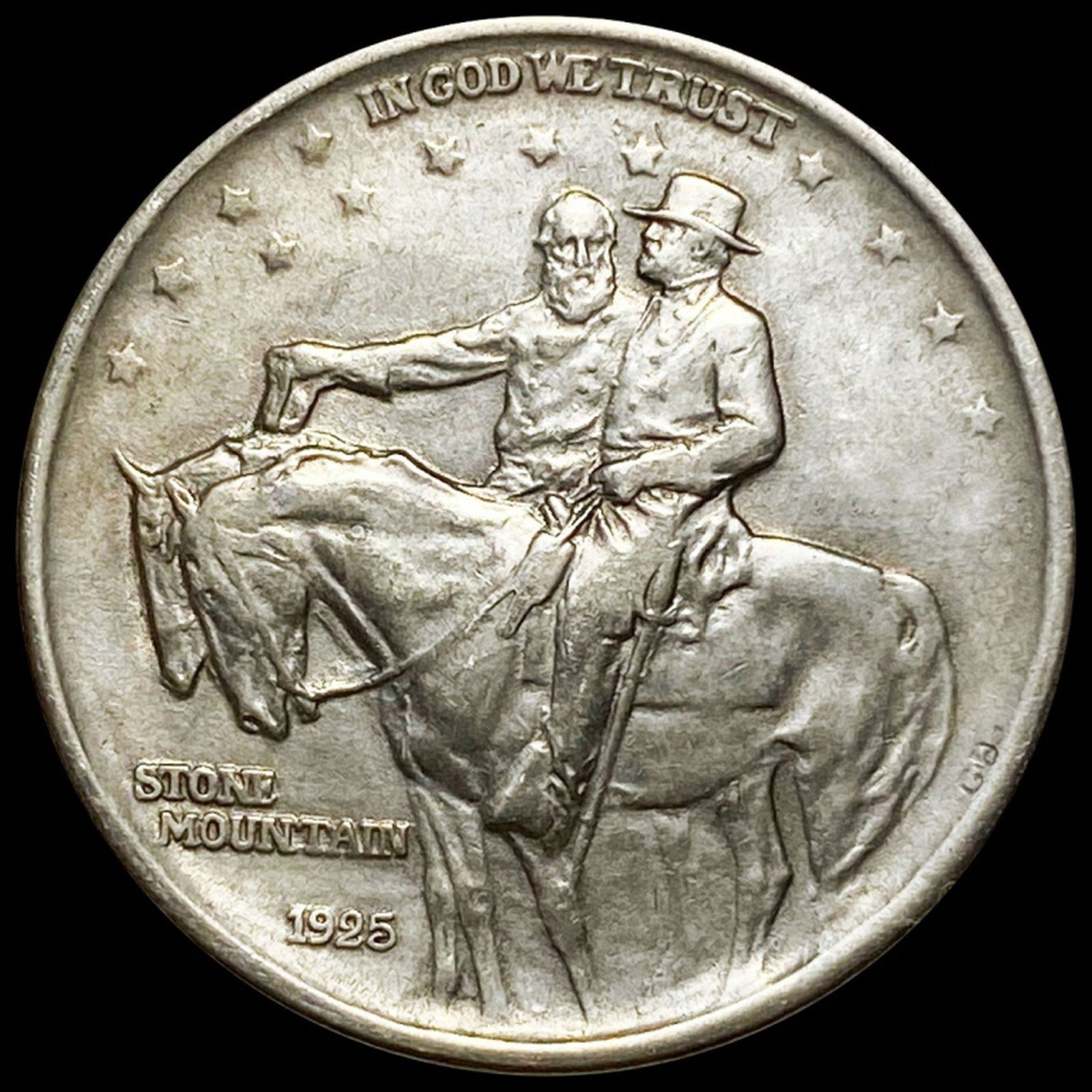 1925 Stone Mountain Half Dollar NEARLY UNC (1 of 2)
