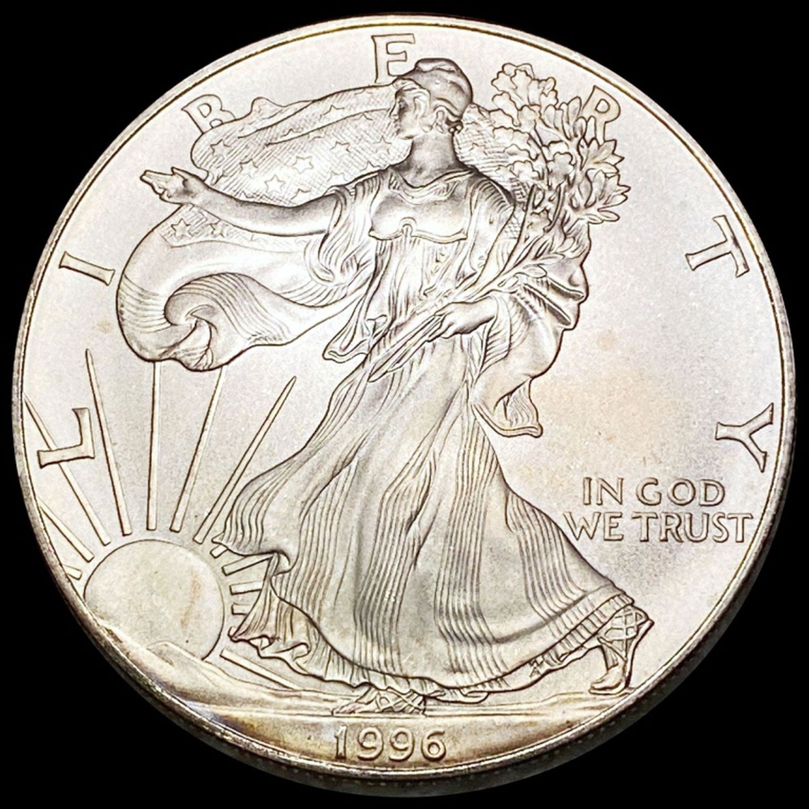 1996 American Silver Eagle UNCIRCULATED (1 of 2)