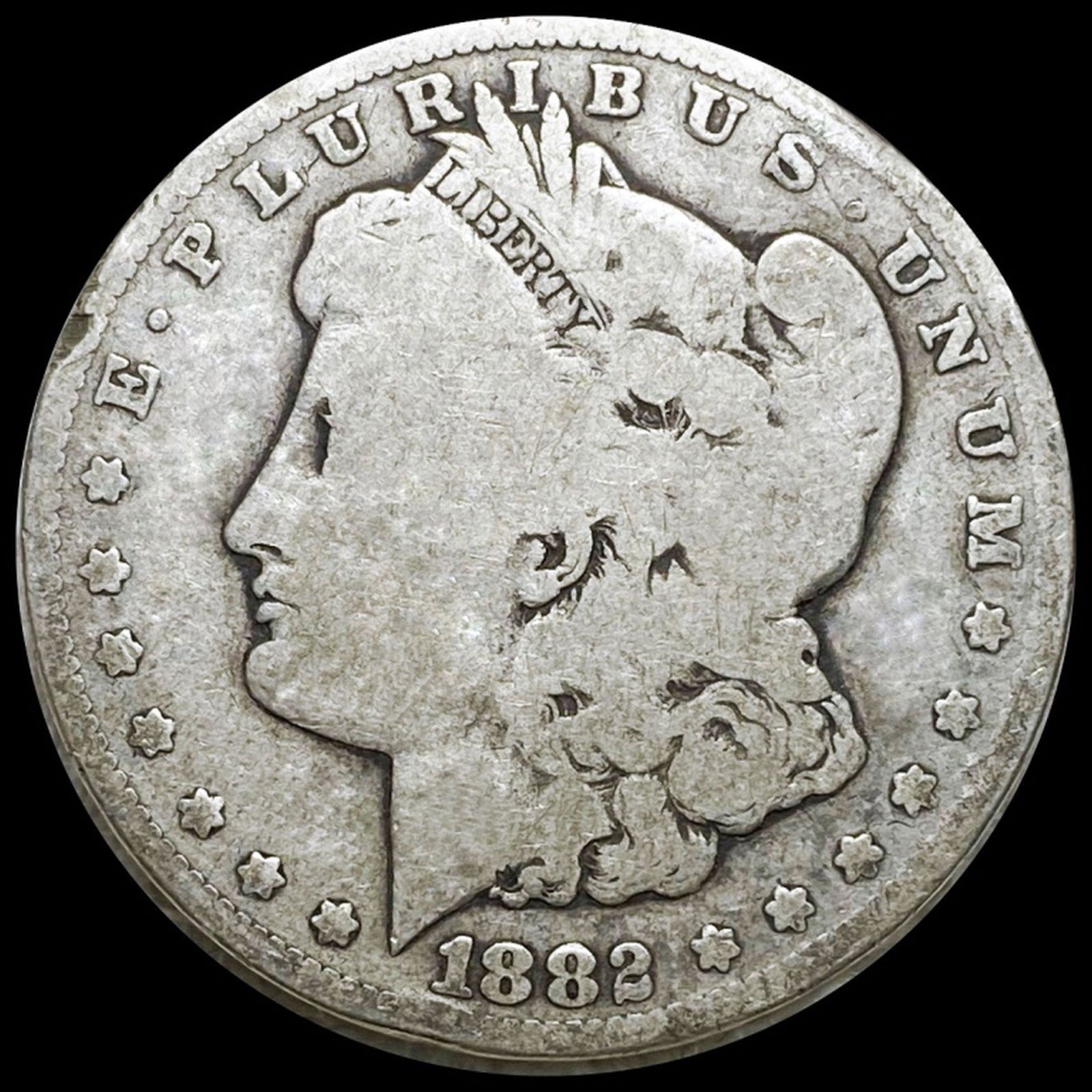 1882-CC Morgan Silver Dollar NICELY CIRCULATED (1 of 2)