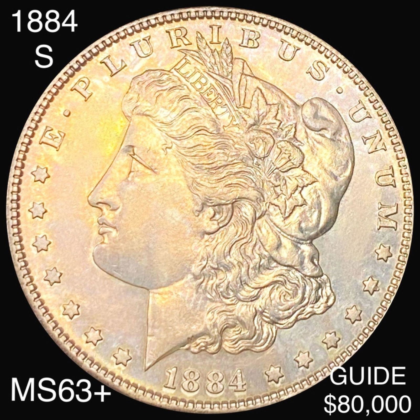 1884-S Morgan Silver Dollar CHOICE BU (1 of 2)