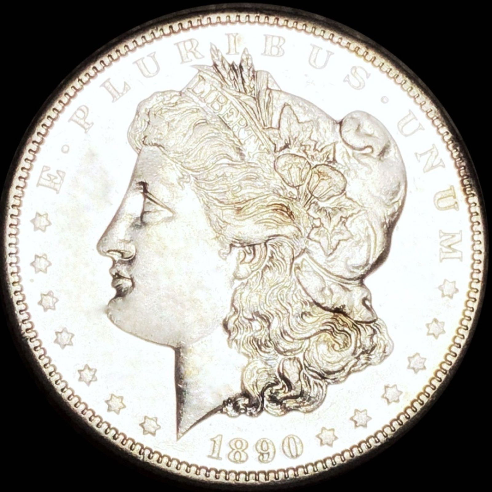 1890-CC Morgan Silver Dollar UNCIRCULATED (1 of 2)