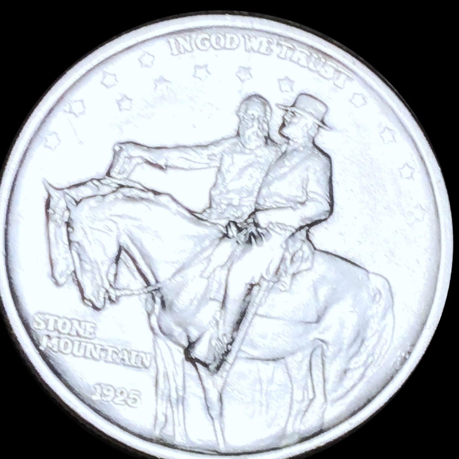 1925 Stone Mountain Half Dollar UNCIRCULATED (1 of 2)