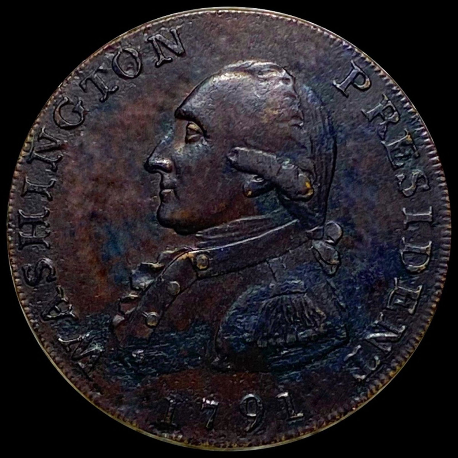 1791 Washington Cent UNCIRCULATED LRG EAGLE (1 of 2)