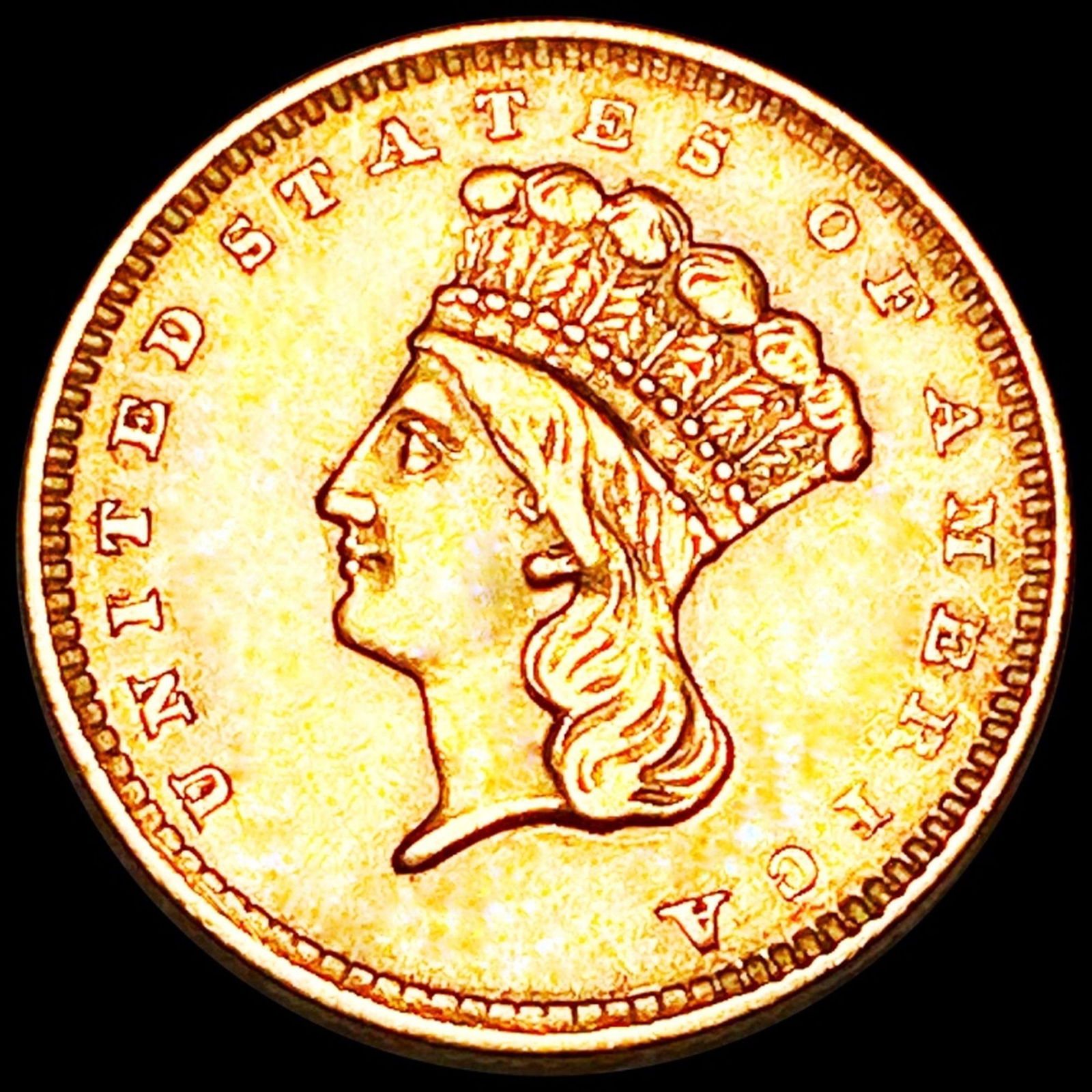 1856 Rare Gold Dollar NEARLY UNCIRCULATED (1 of 2)