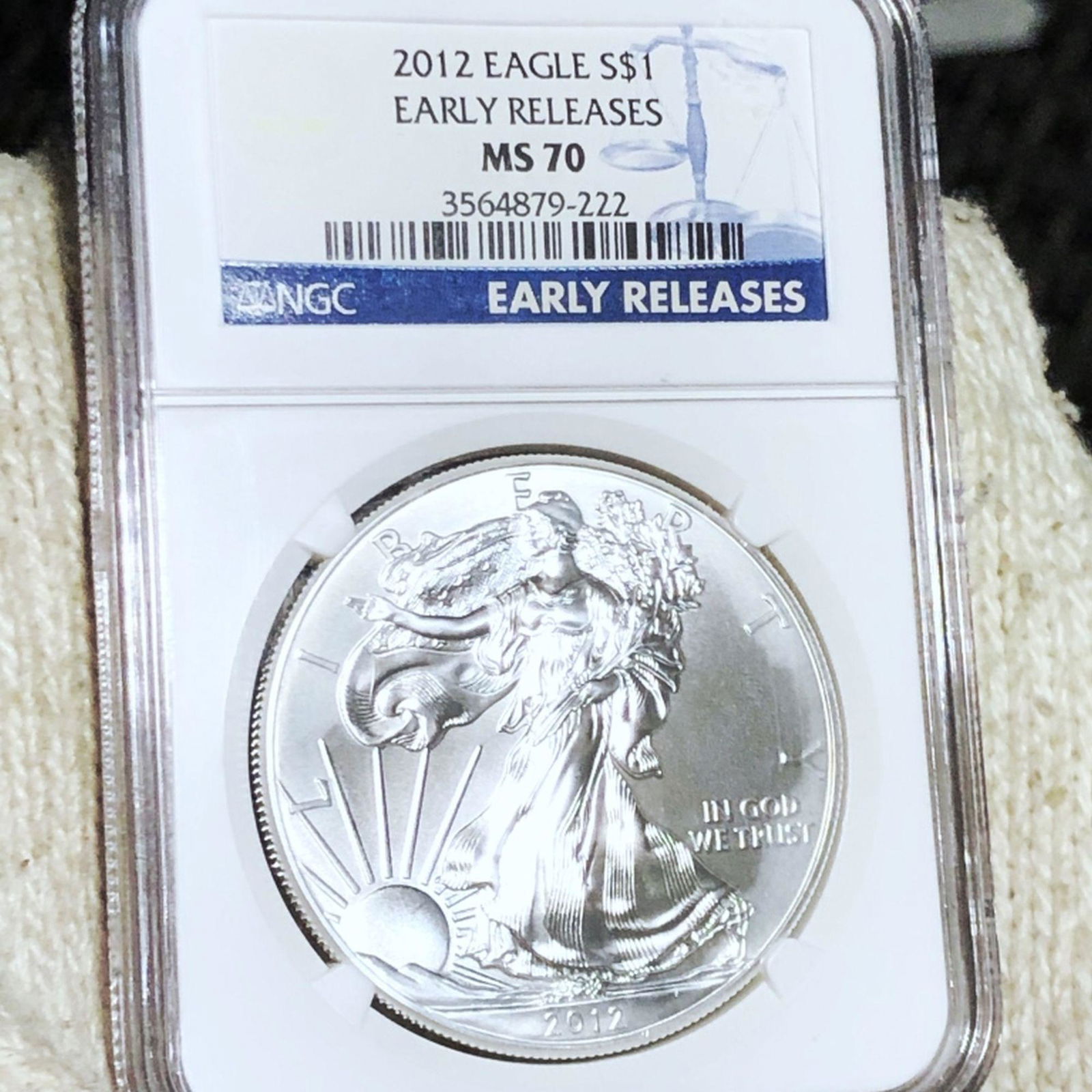 2012 American Silver Eagle NGC - MS70 (1 of 2)