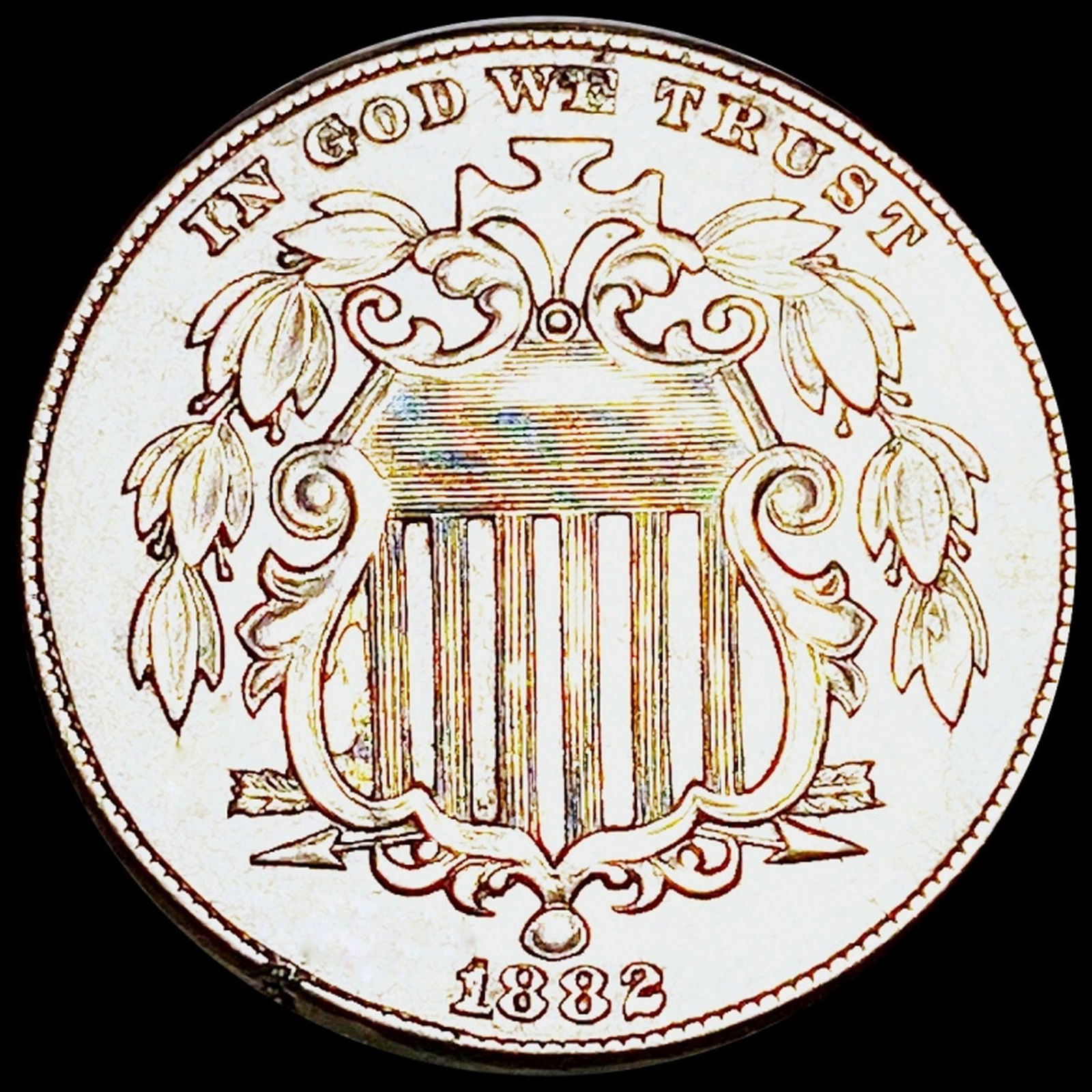 1882 Shield Nickel UNCIRCULATED (1 of 2)