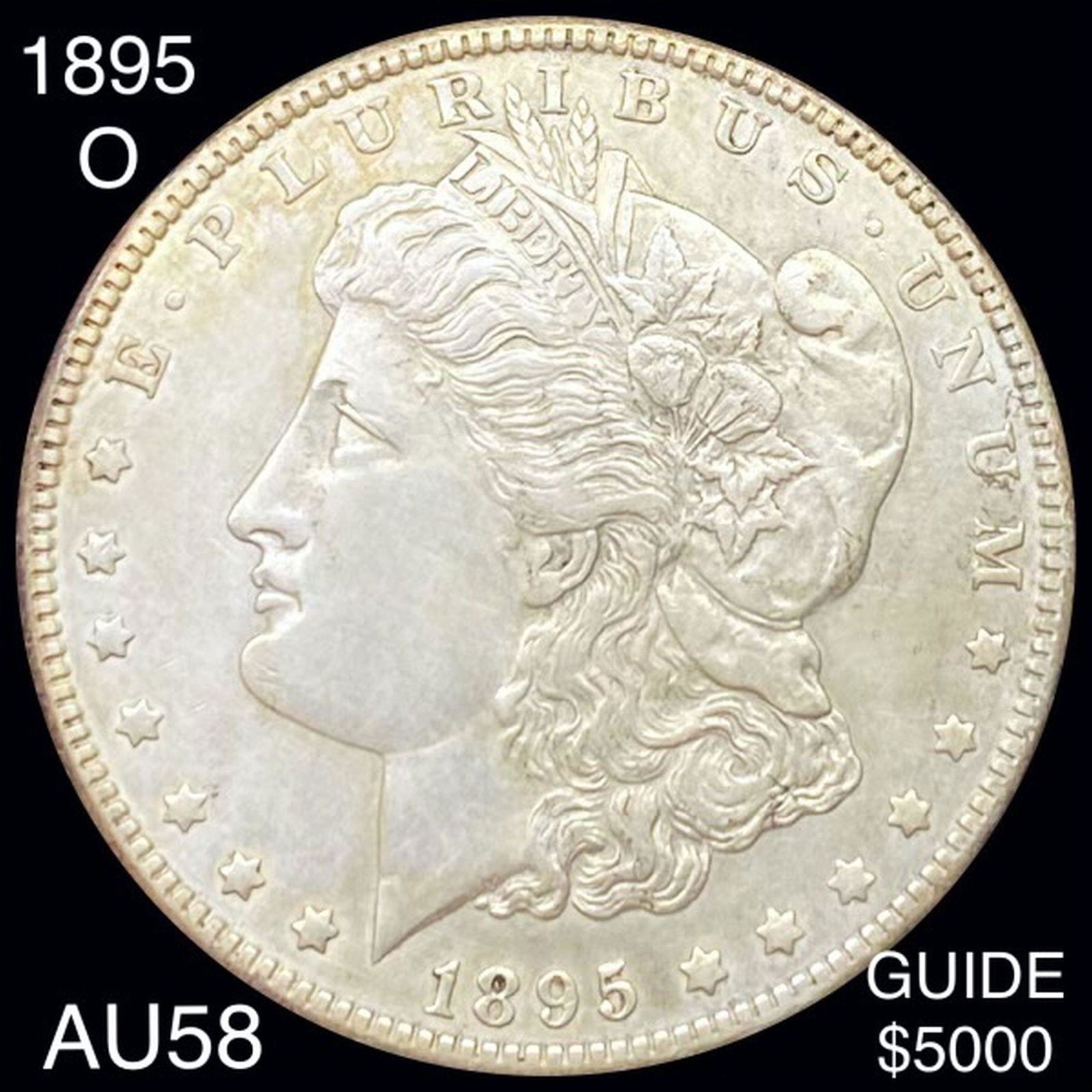 1895-O Morgan Silver Dollar CHOICE AU (1 of 2)