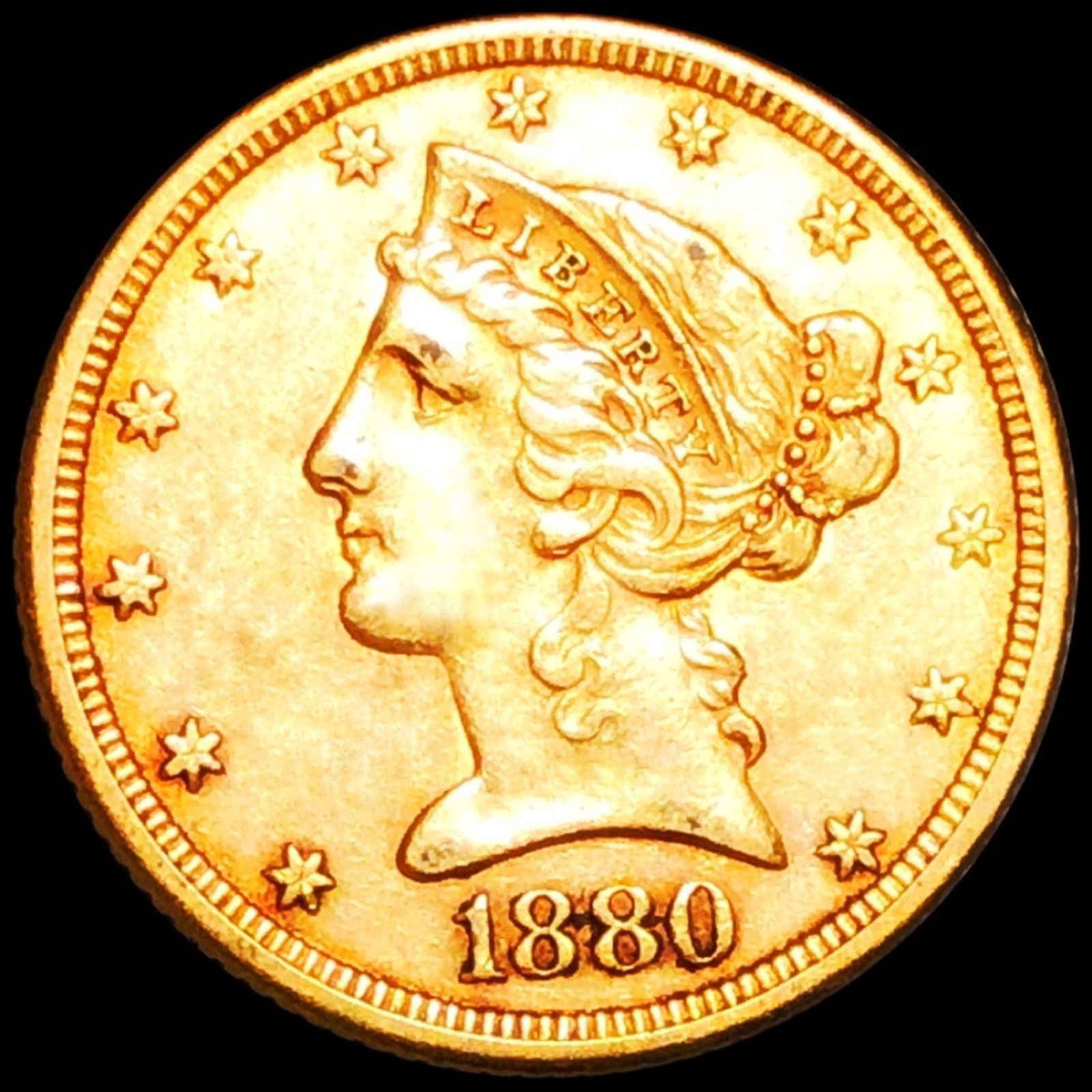 1880 $5 Gold Half Eagle UNCIRCULATED (1 of 2)