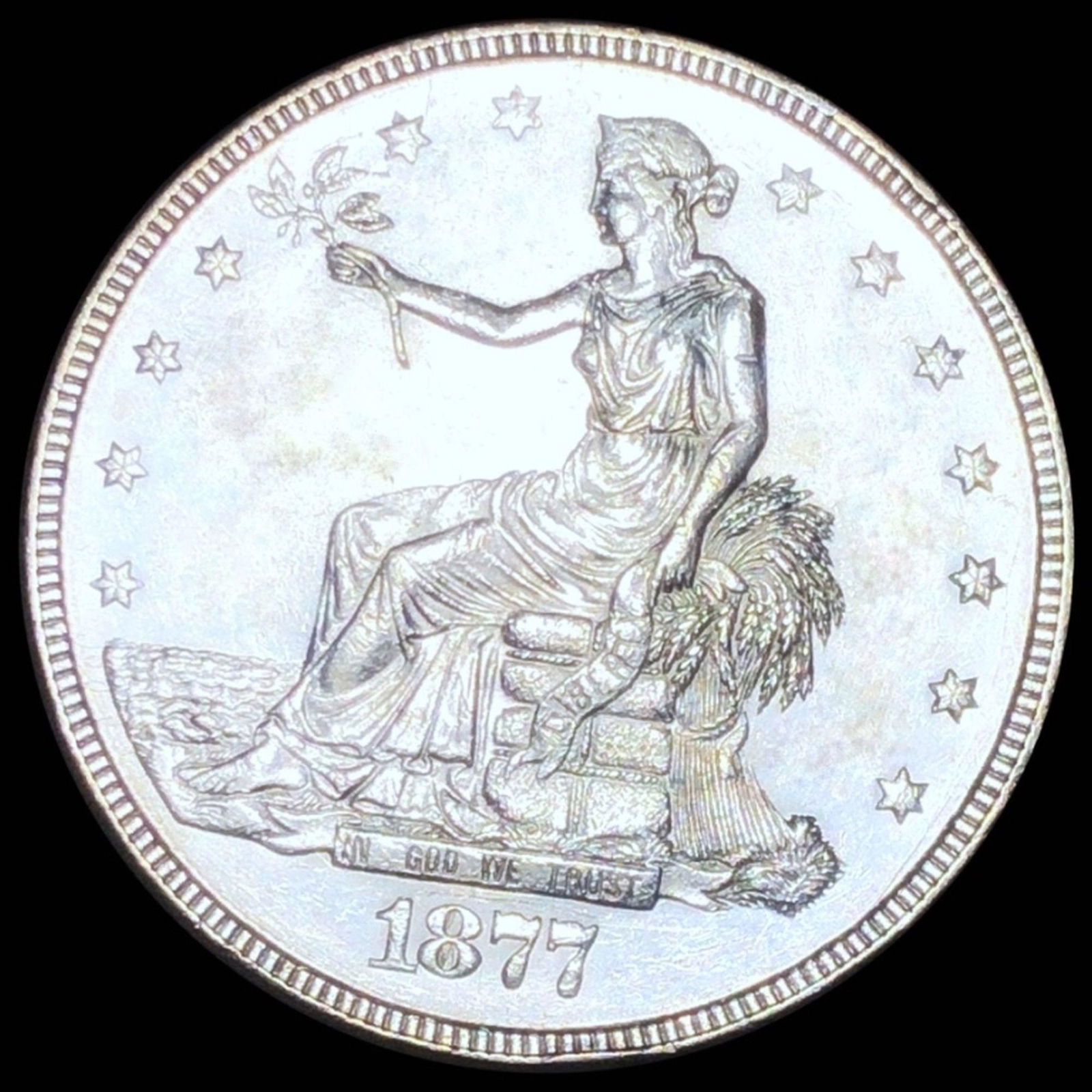 1877 Silver Trade Dollar UNCIRCULATED (1 of 2)