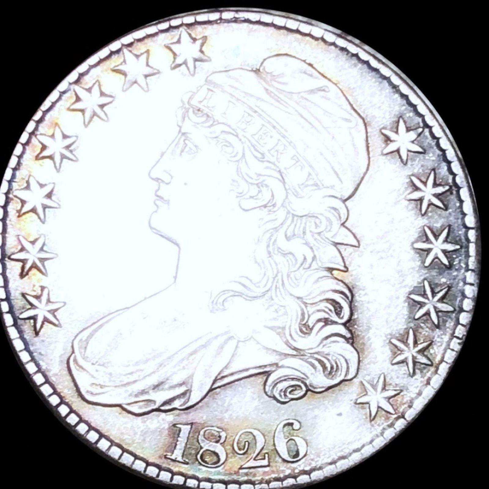 1826 Capped Bust Half Dollar NEARLY UNCIRCULATED (1 of 2)
