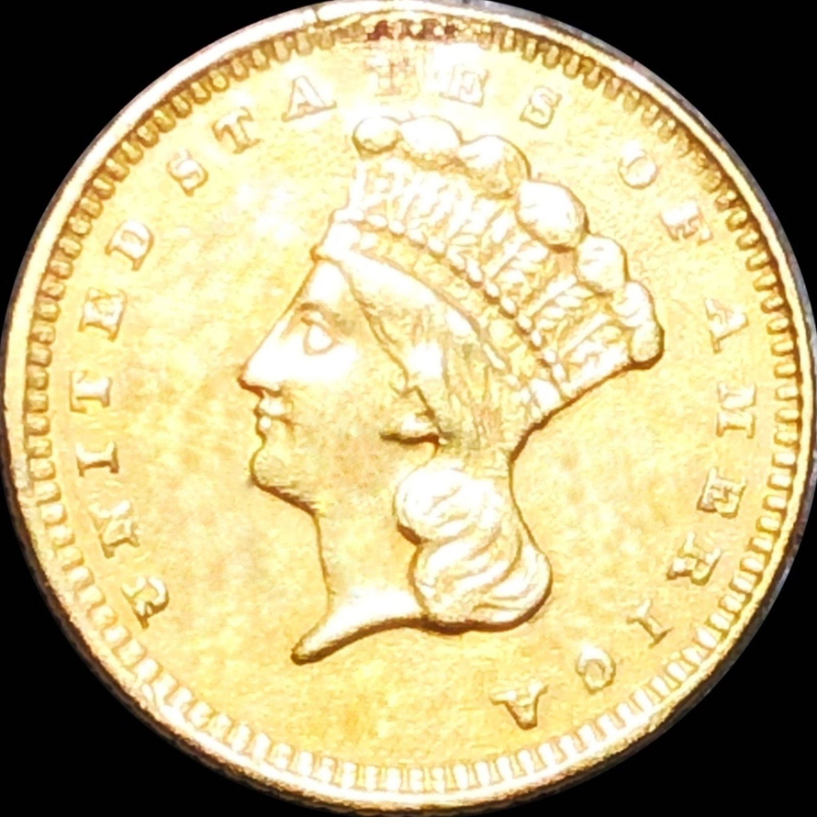 1861 Rare Gold Dollar UNCIRCULATED (1 of 2)