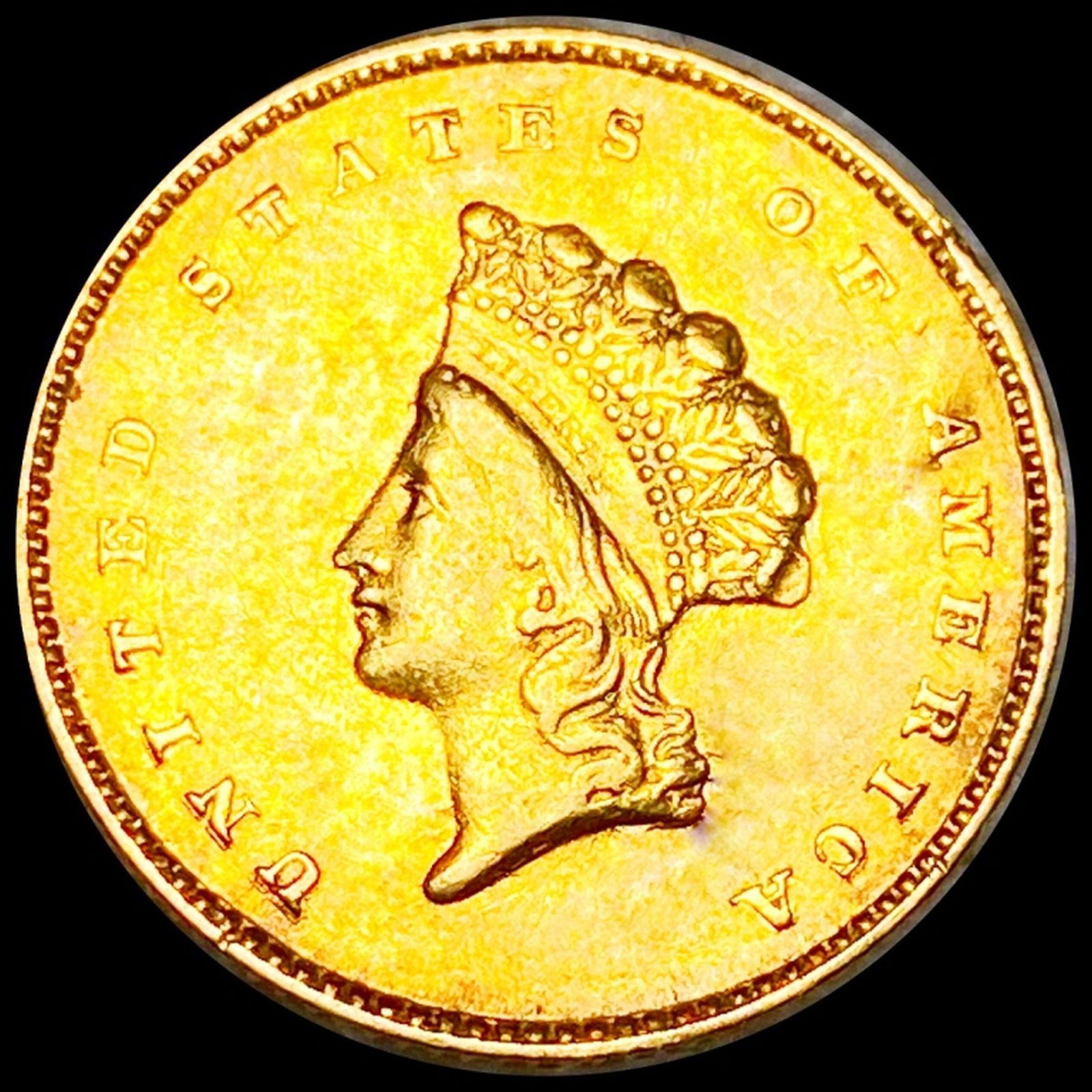 1855 Rare Gold Dollar UNCIRCULATED (1 of 2)