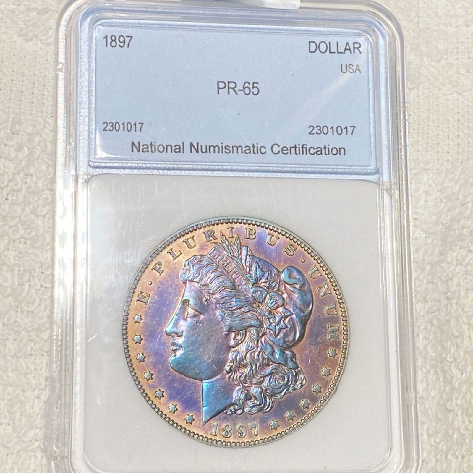 1897 Morgan Silver Dollar NNC - PR65 (1 of 2)
