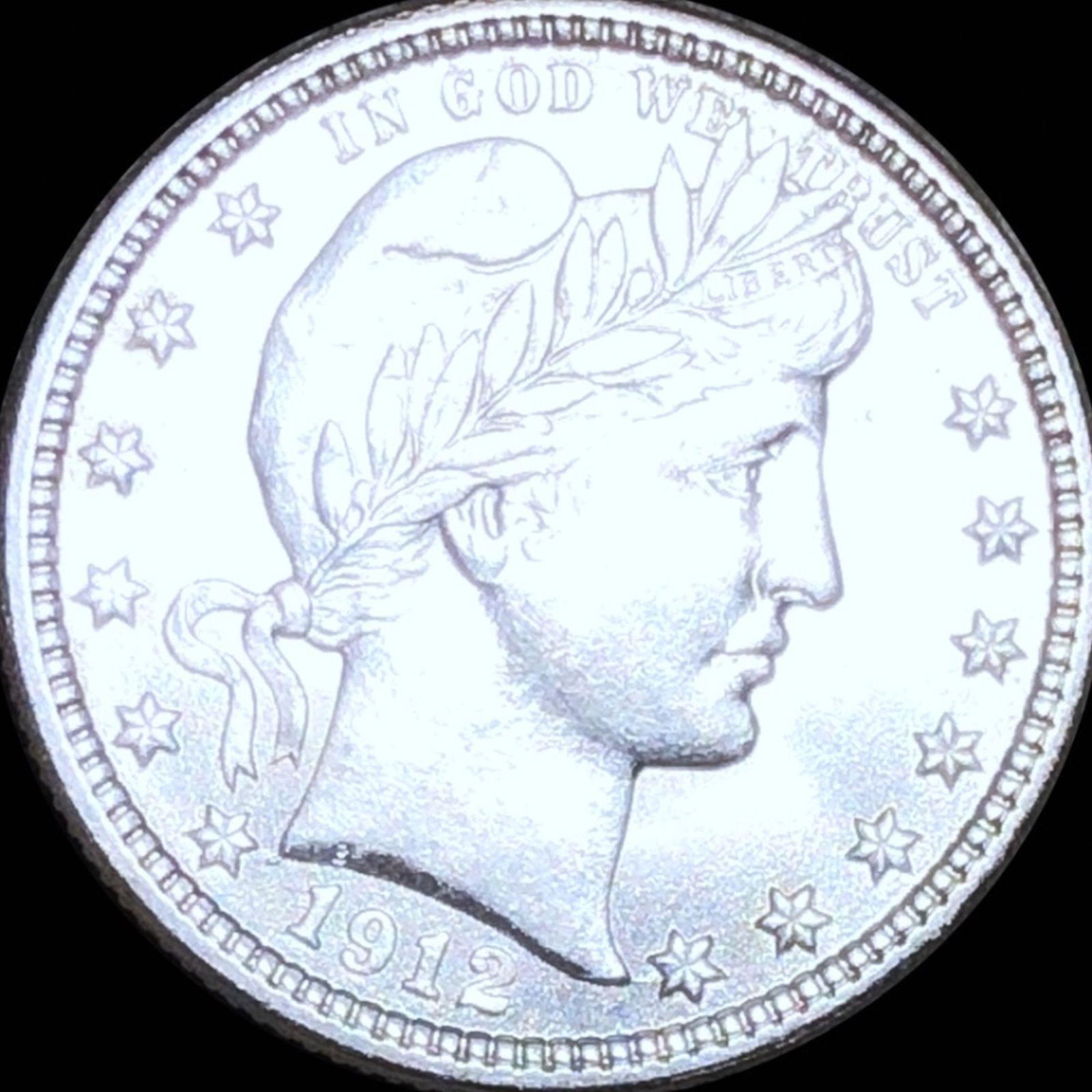1912 Barber Silver Quarter UNCIRCULATED (1 of 2)