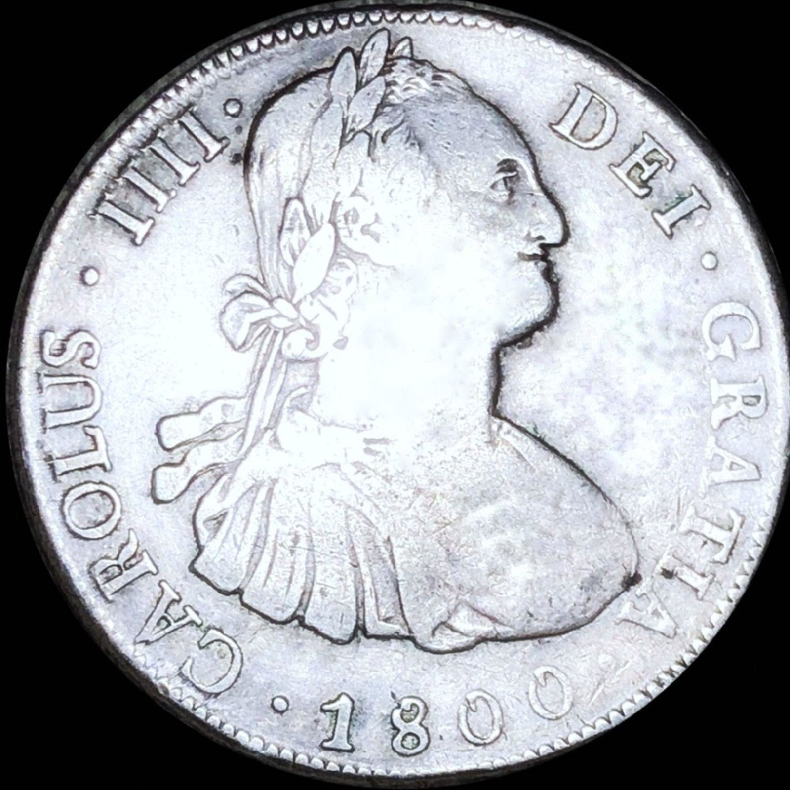 1800 Mexican Silver 8 Reales NEARLY UNCIRCULATED (1 of 2)
