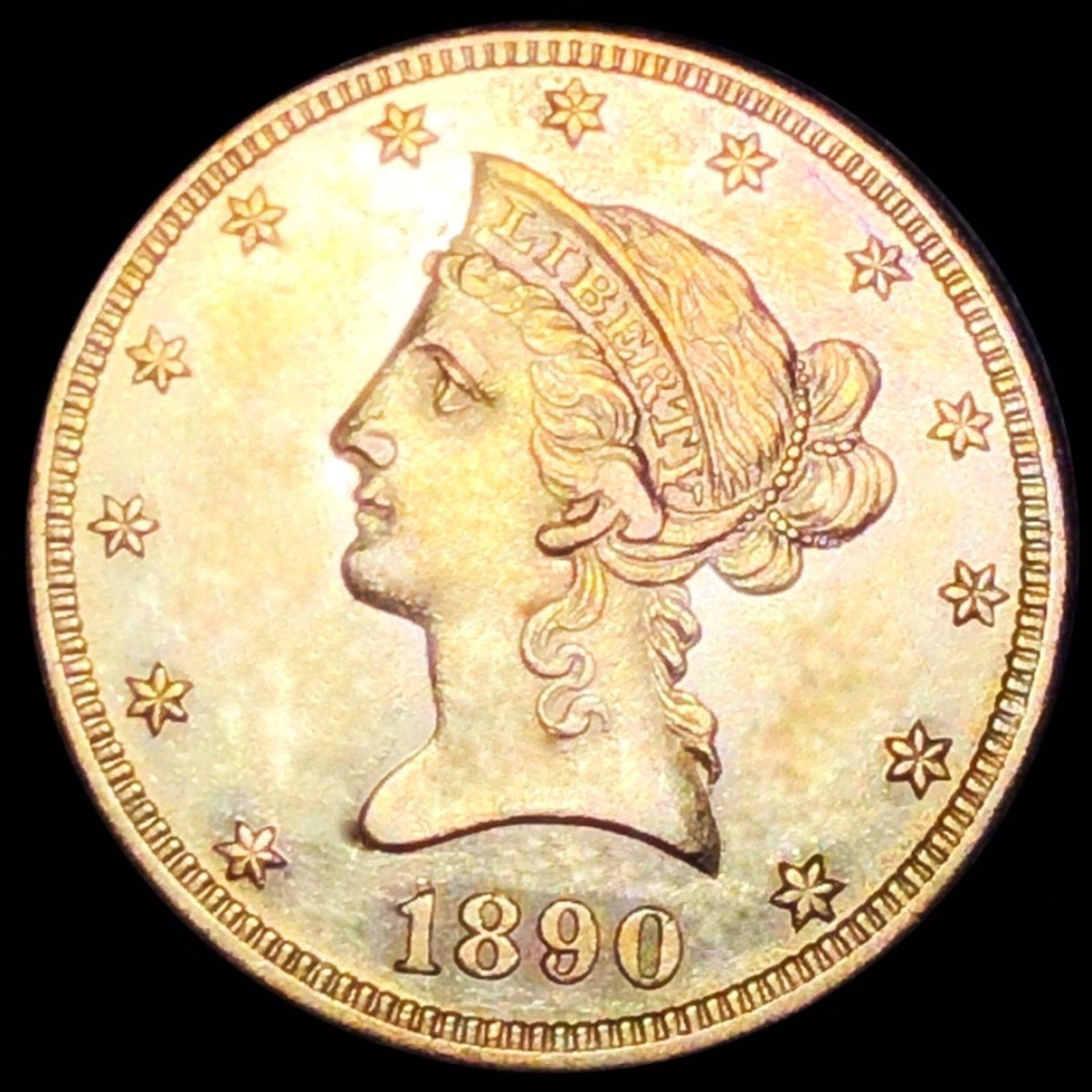 1890-CC $10 Gold Eagle UNCIRCULATED (1 of 2)