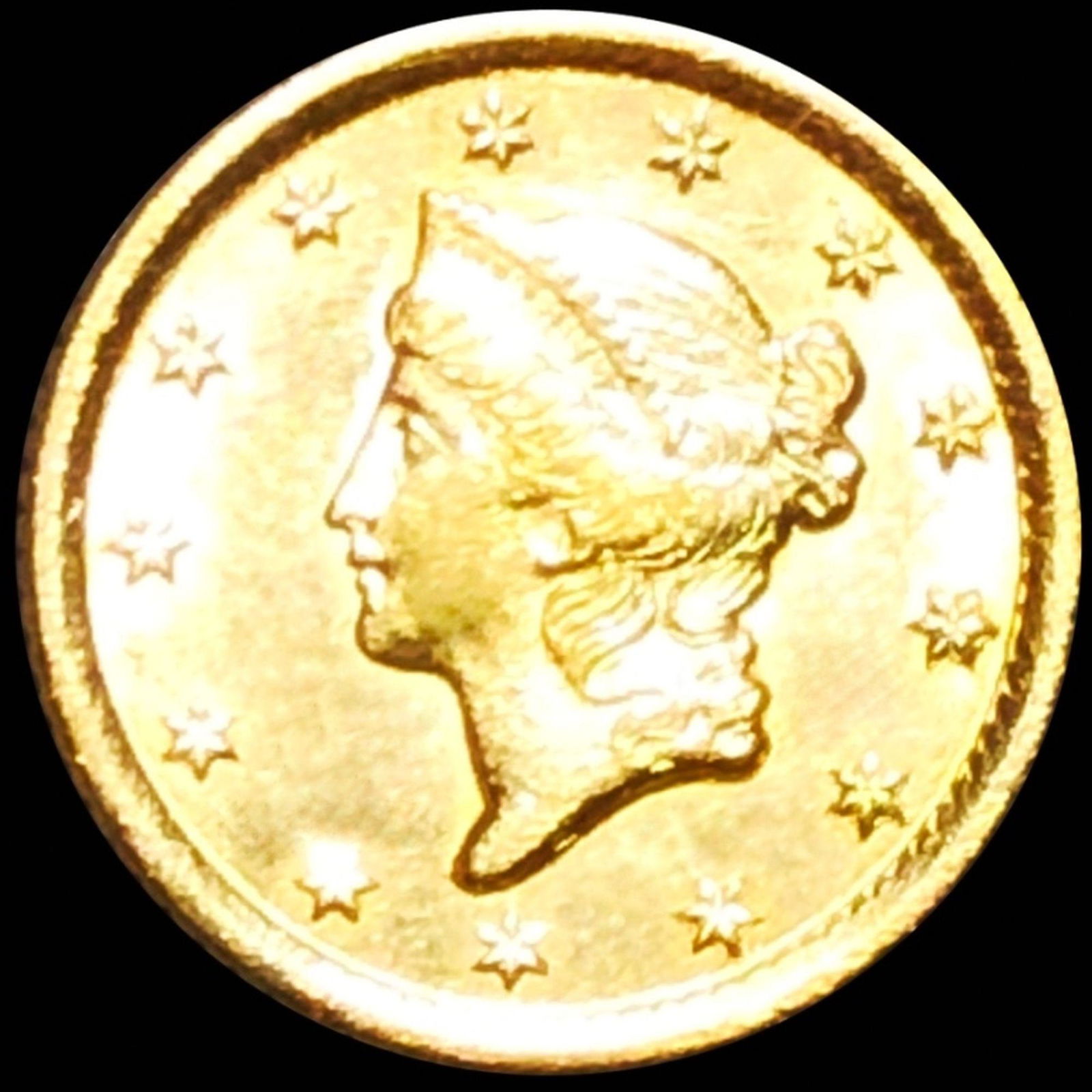 1853-O Rare Gold Dollar CLOSELY UNCIRCULATED (1 of 2)