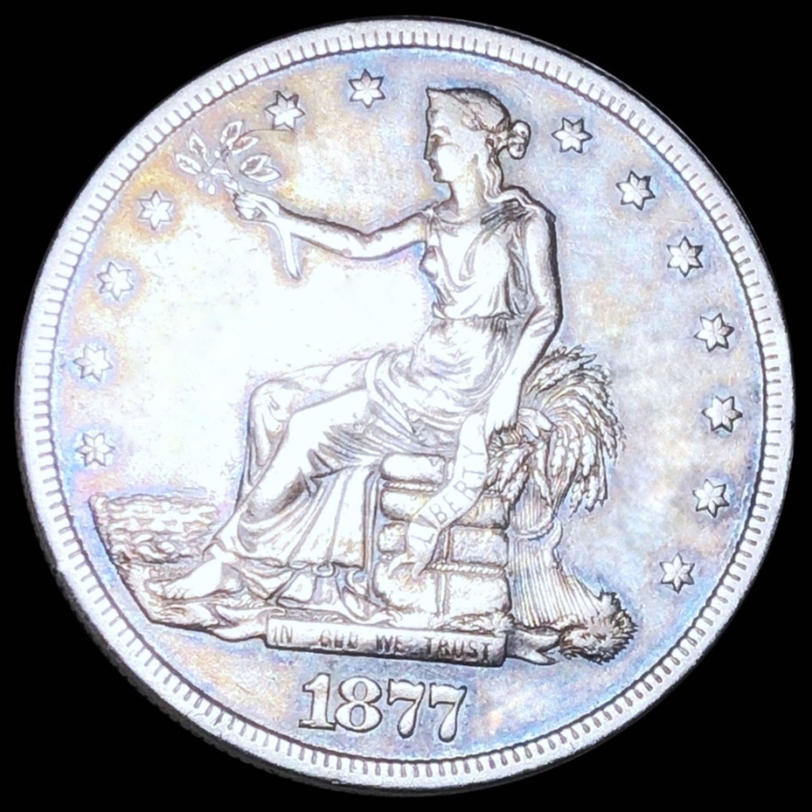 1877-S Silver Trade Dollar LIGHTLY CIRCULATED (1 of 2)