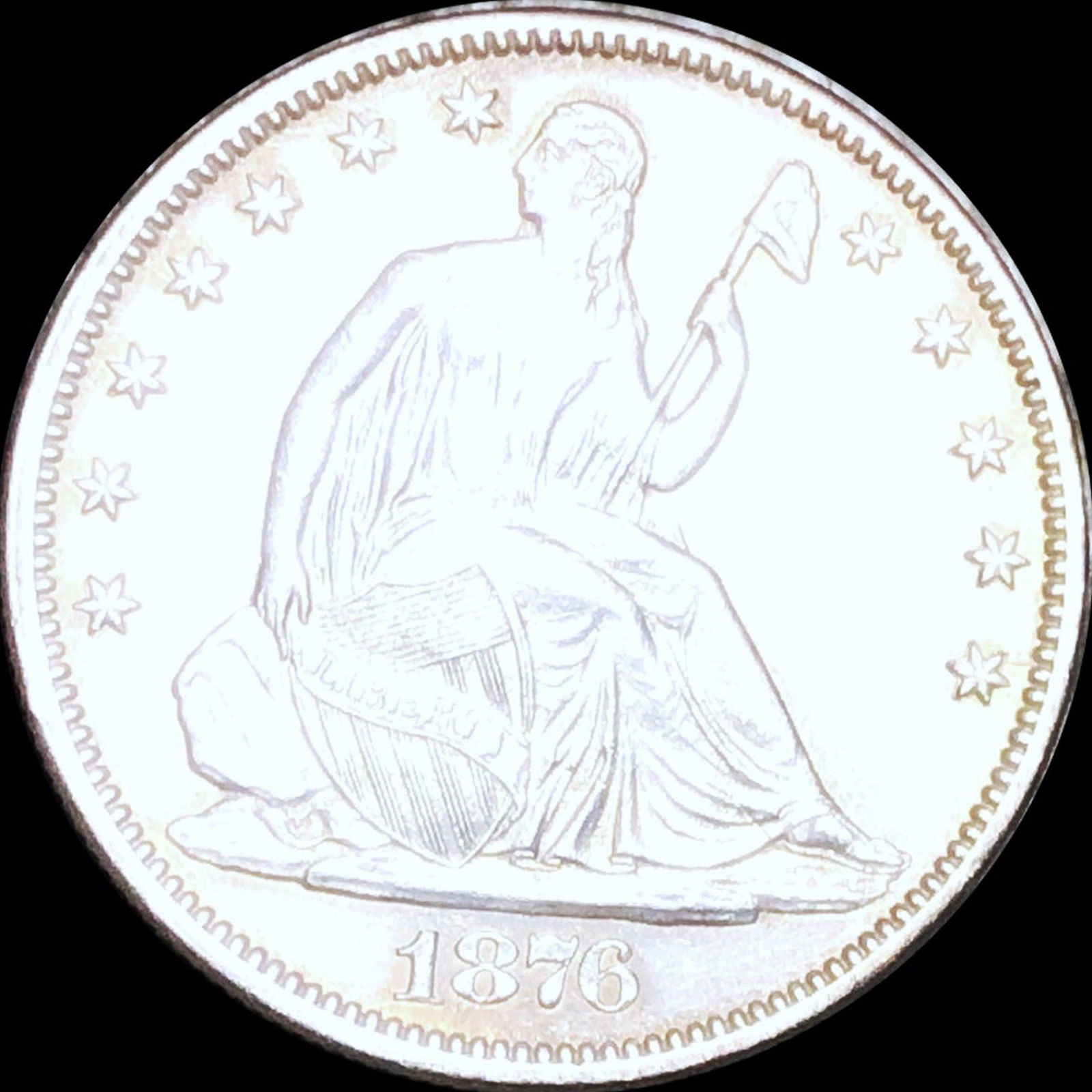 1876-CC Seated Half Dollar UNCIRCULATED (1 of 2)