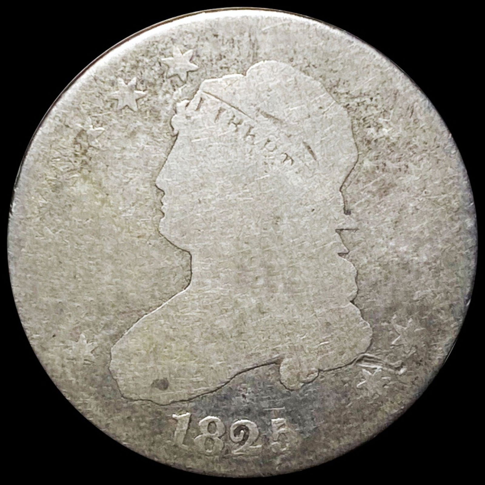 1825 Capped Bust Quarter NICELY CIRCULATED (1 of 2)
