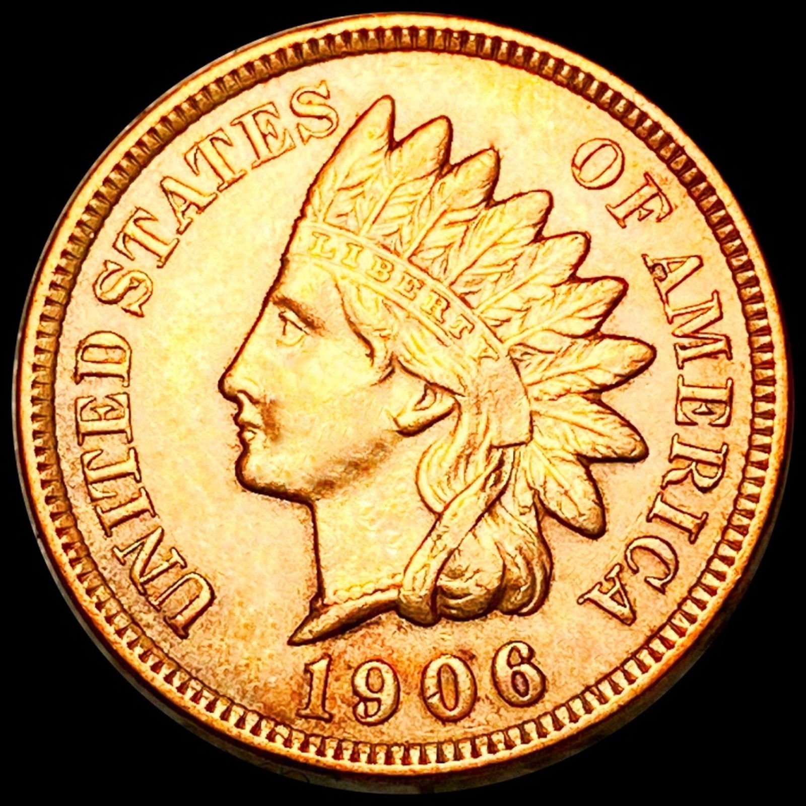 1906 Indian Head Penny UNCIRCULATED (1 of 2)