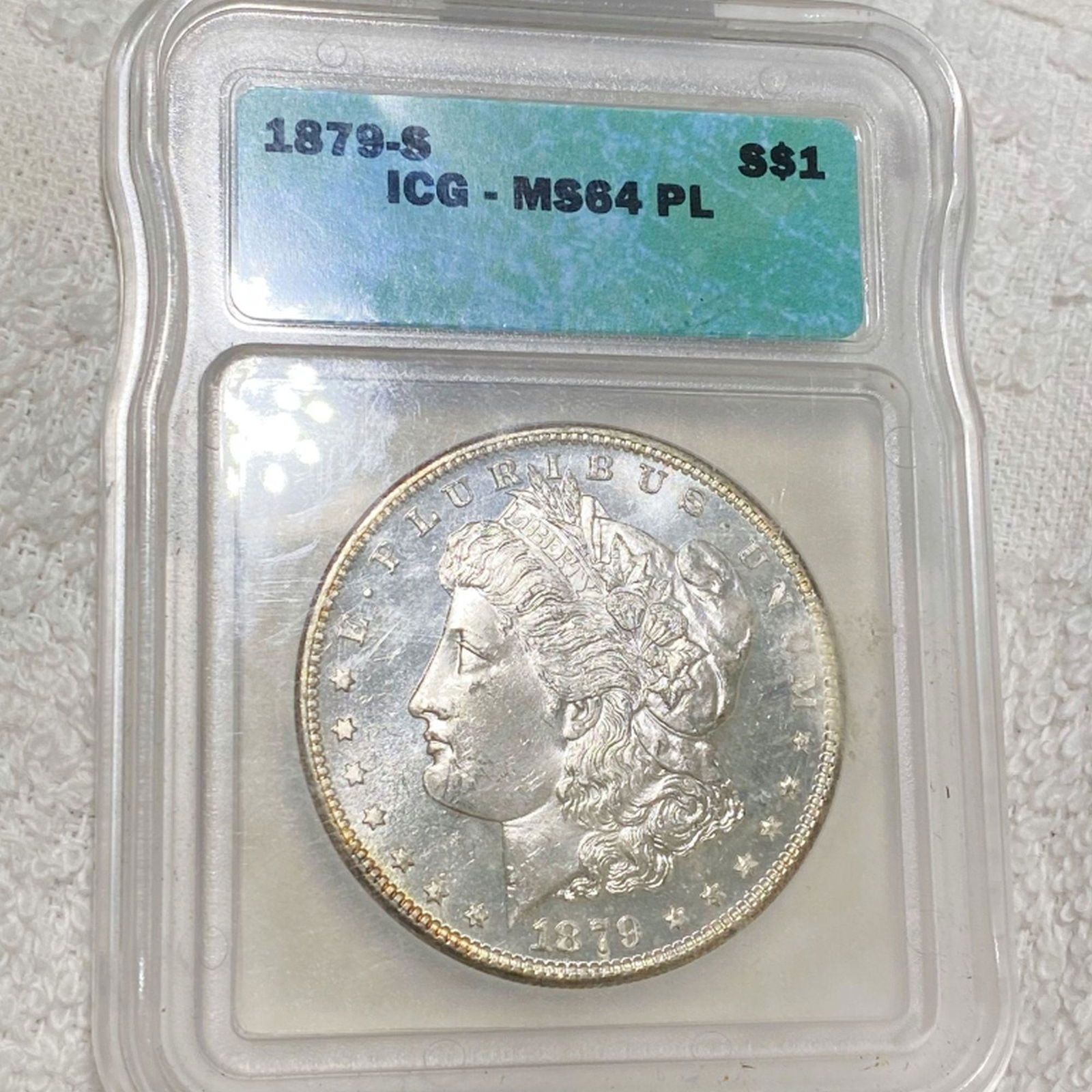 1879-S Morgan Silver Dollar ICG - MS 64 PL (1 of 2)