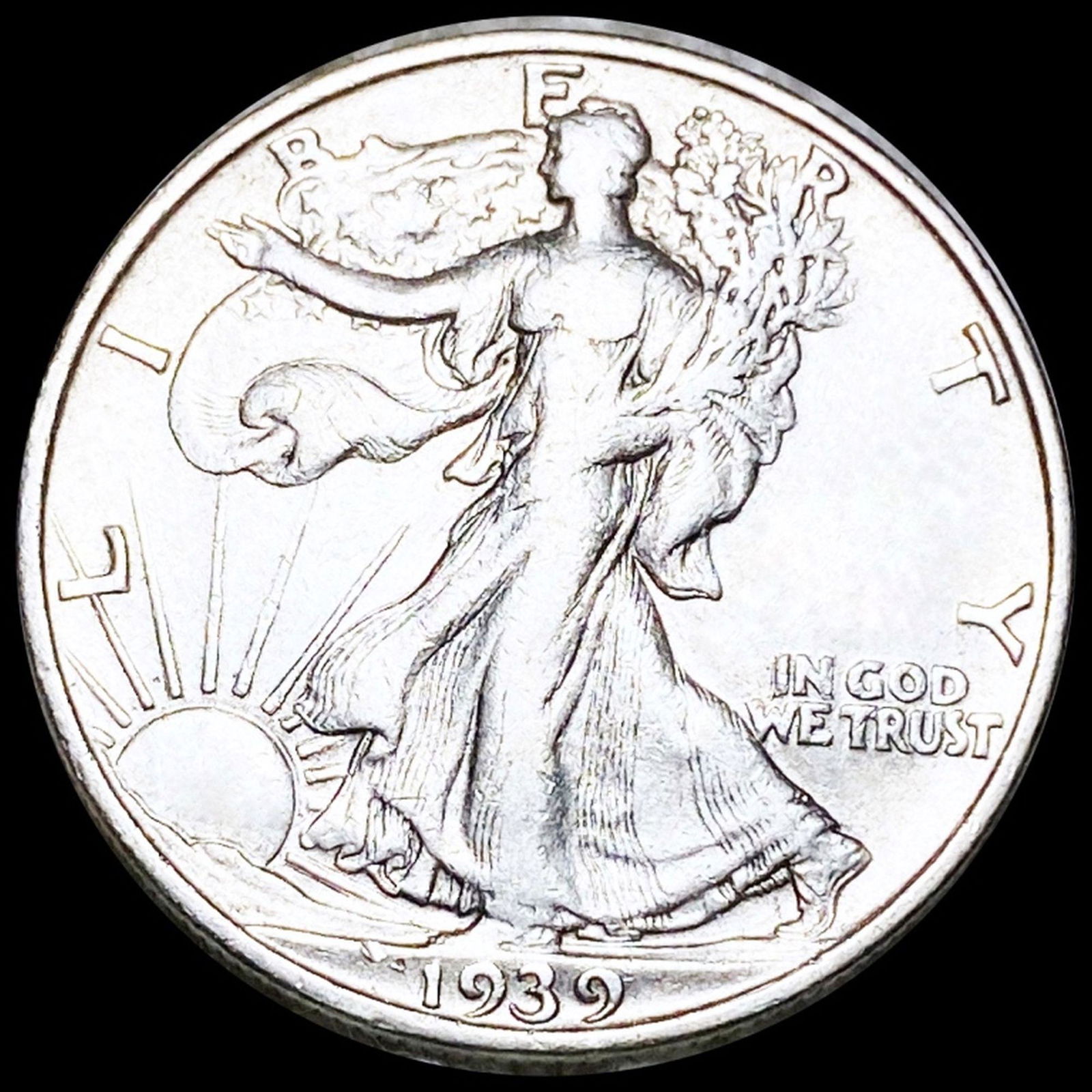 1939-S Walking Half Dollar LIGHTLY CIRCULATED (1 of 2)