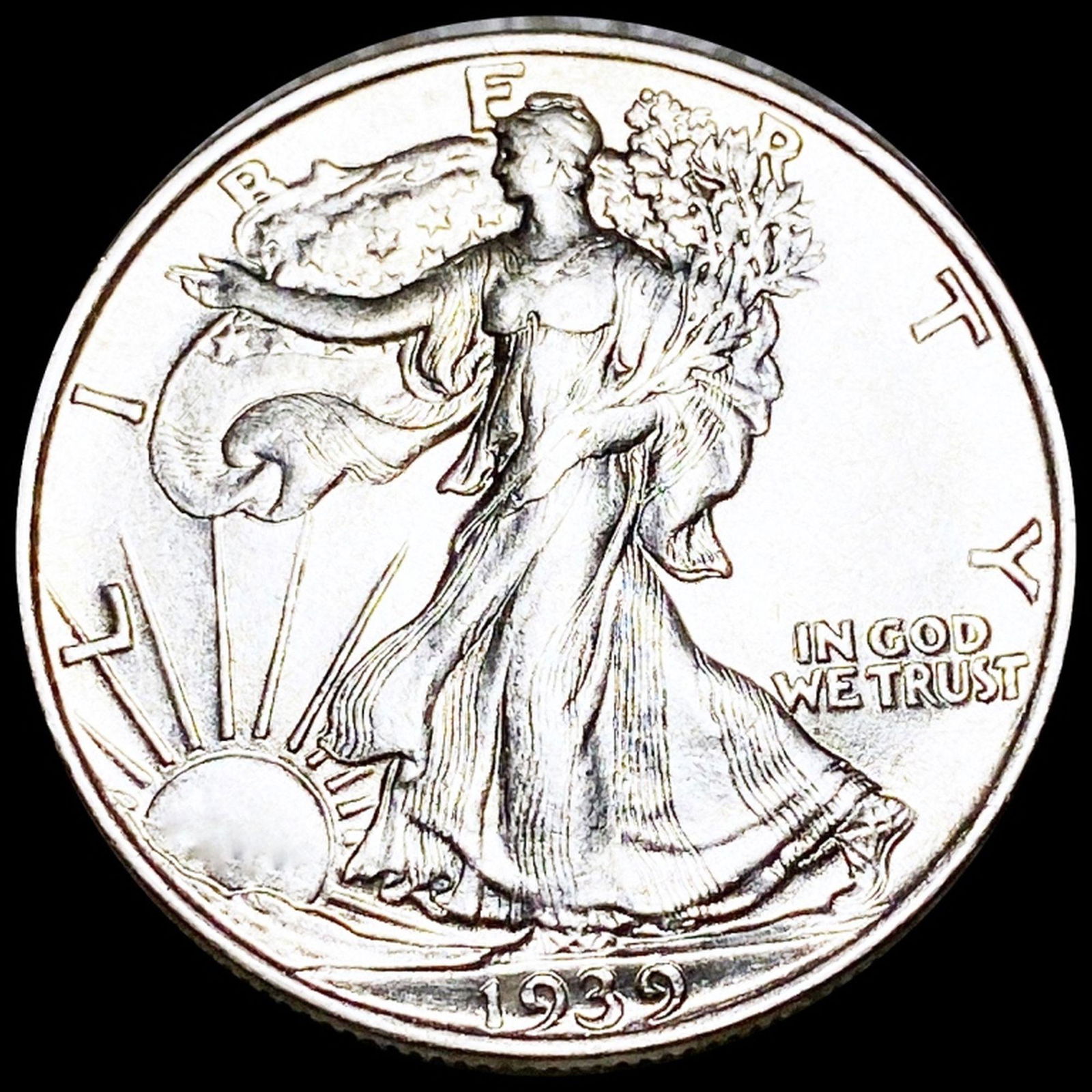 1939 Walking Half Dollar NEARLY UNCIRCULATED (1 of 2)