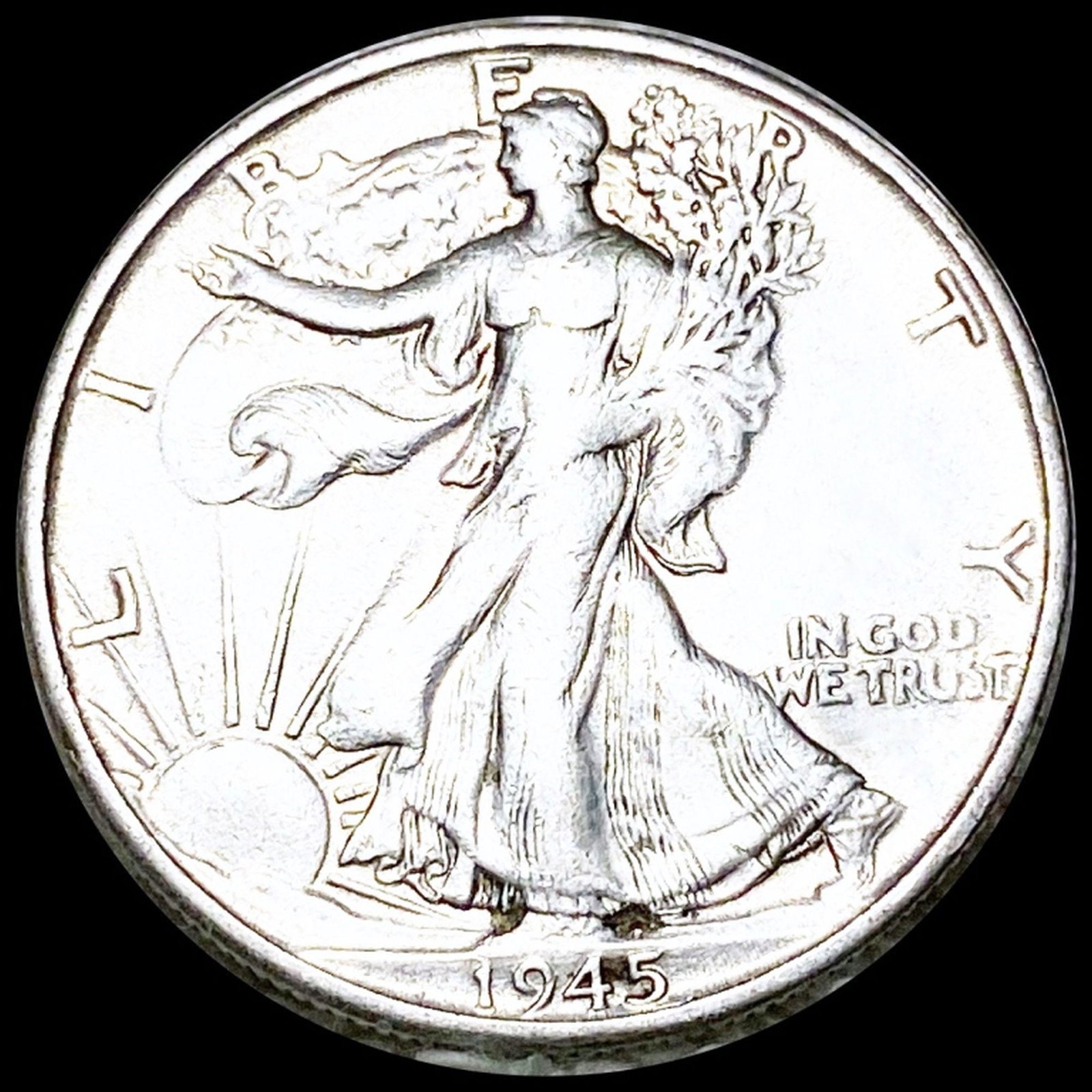 1945-S Walking Half Dollar LIGHTLY CIRCULATED (1 of 2)
