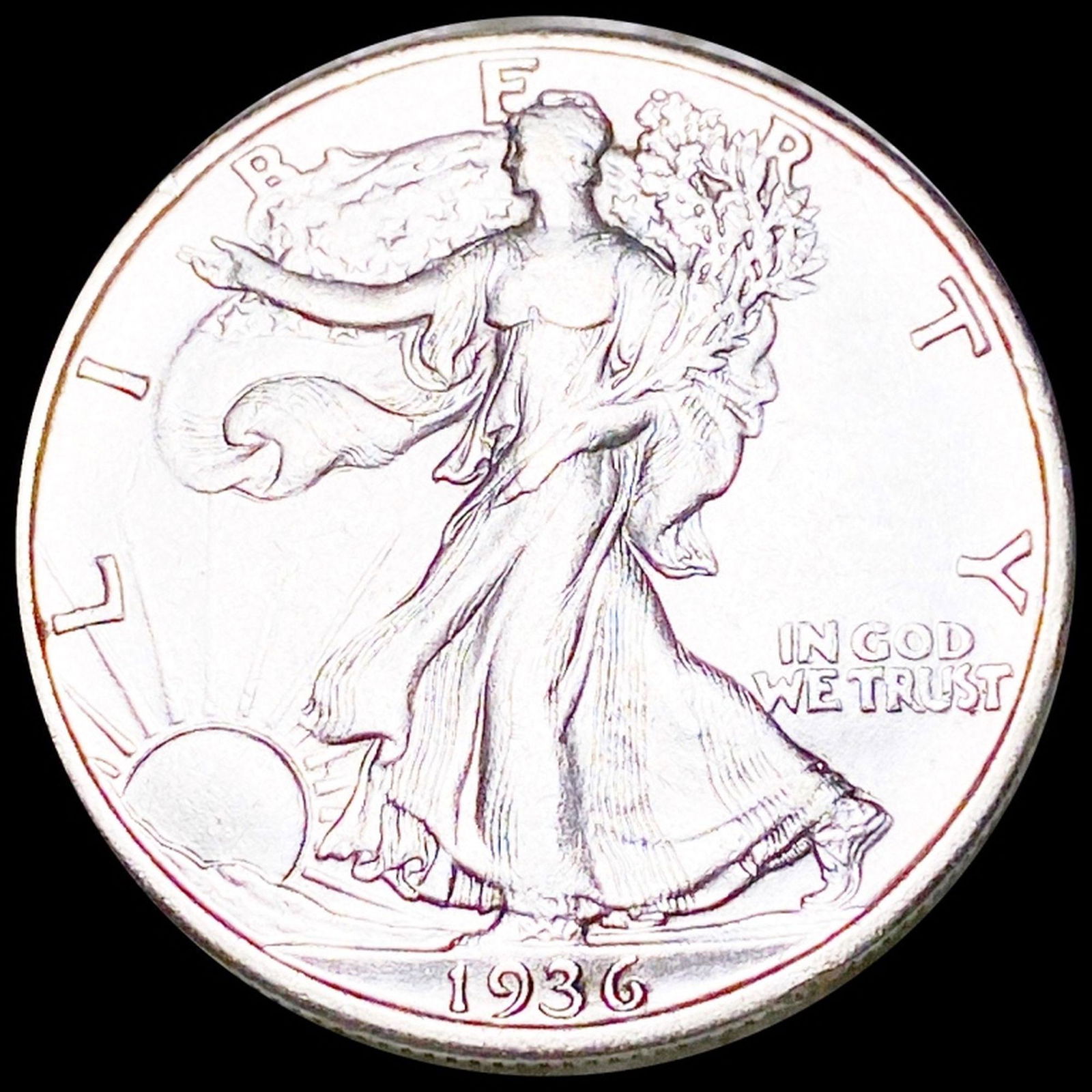1936 Walking Half Dollar CLOSELY UNCIRCULATED (1 of 2)