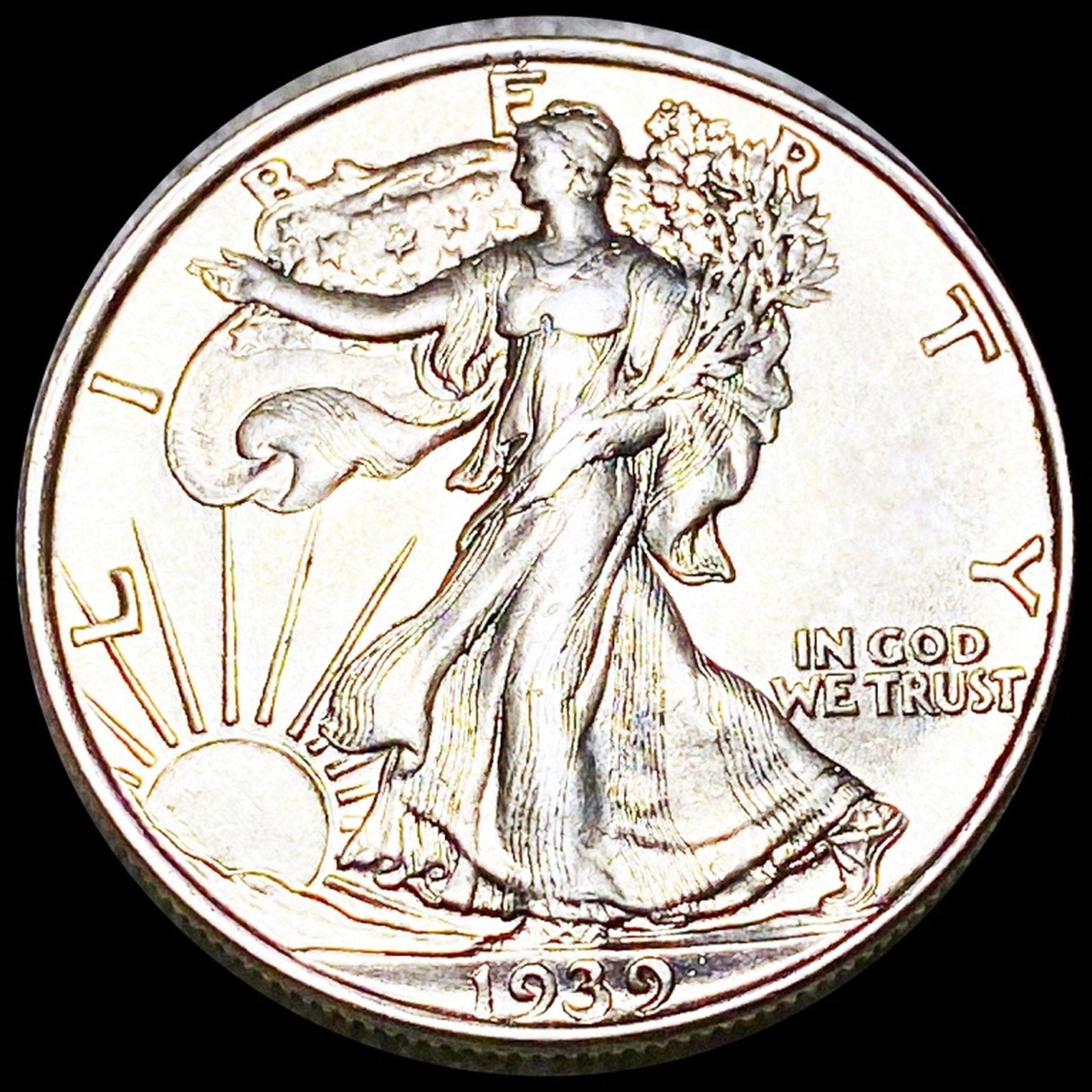 1939 Walking Half Dollar CLOSELY UNCIRCULATED (1 of 2)