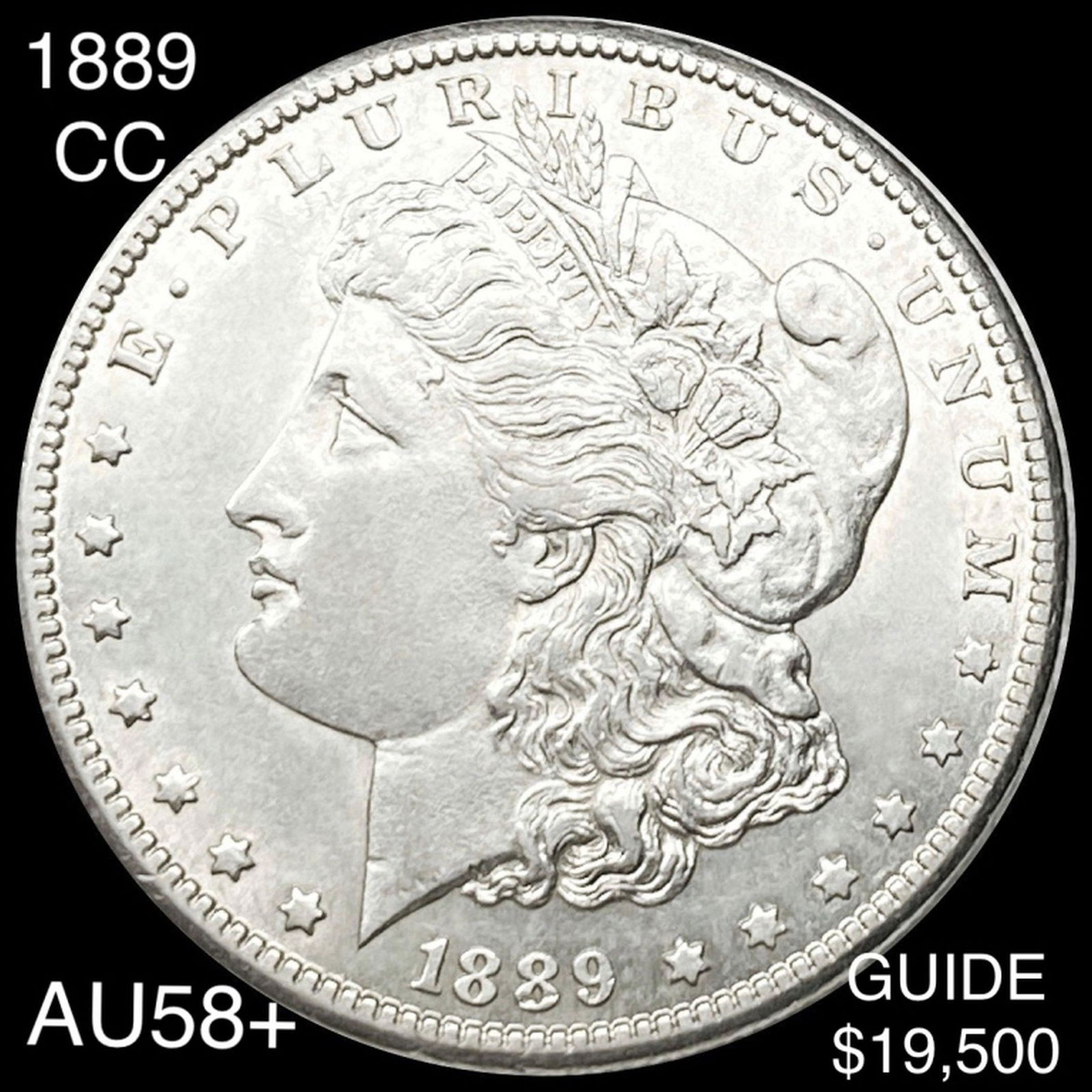 1889-CC Morgan Silver Dollar CHOICE AU (1 of 2)