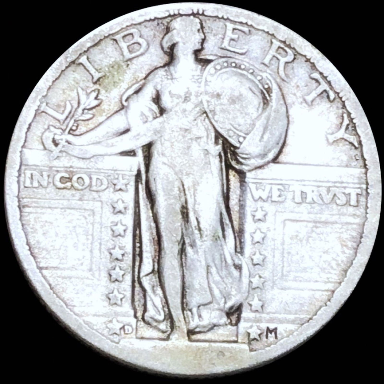 1920-D Standing Liberty Quarter NICELY CIRCULATED (1 of 2)