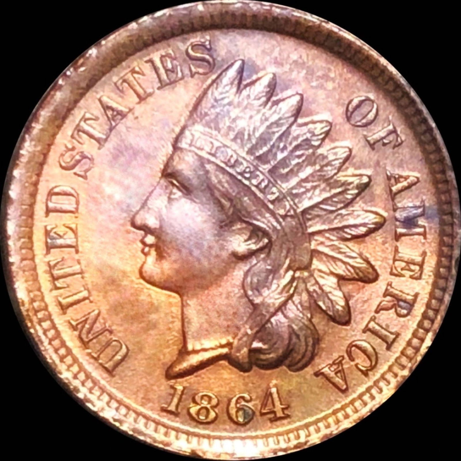 1863 "With L" Indian Head Penny UNCIRCULATED (1 of 2)