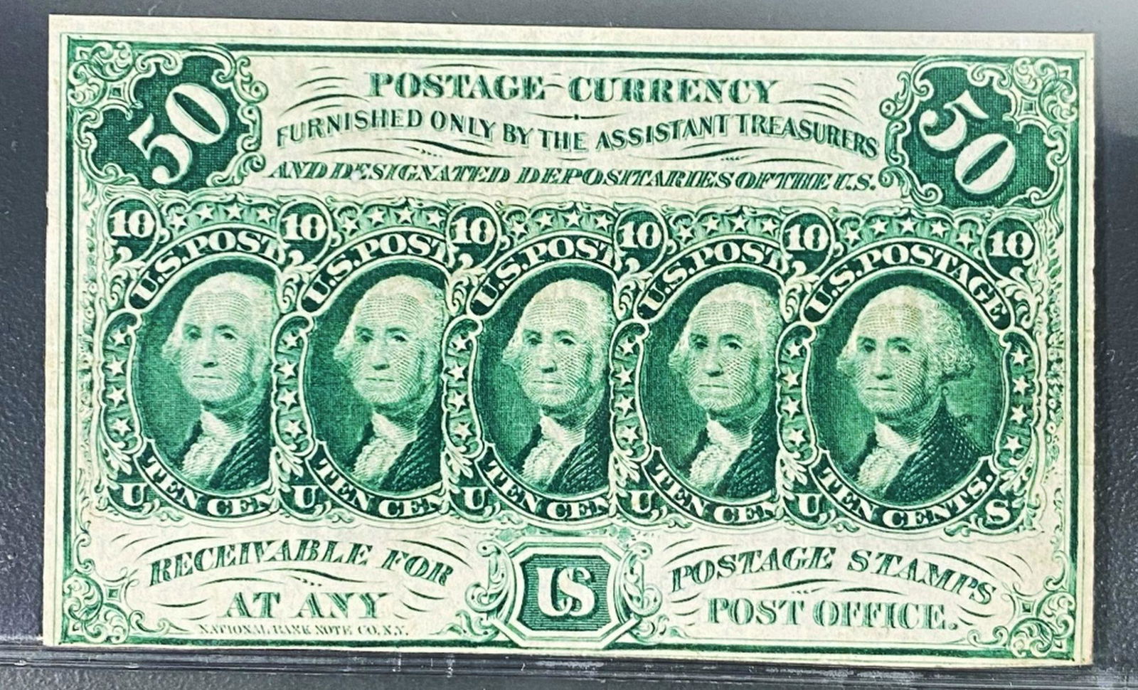 1962 50 Cents Postage Currency UNCIRCULATED (1 of 2)