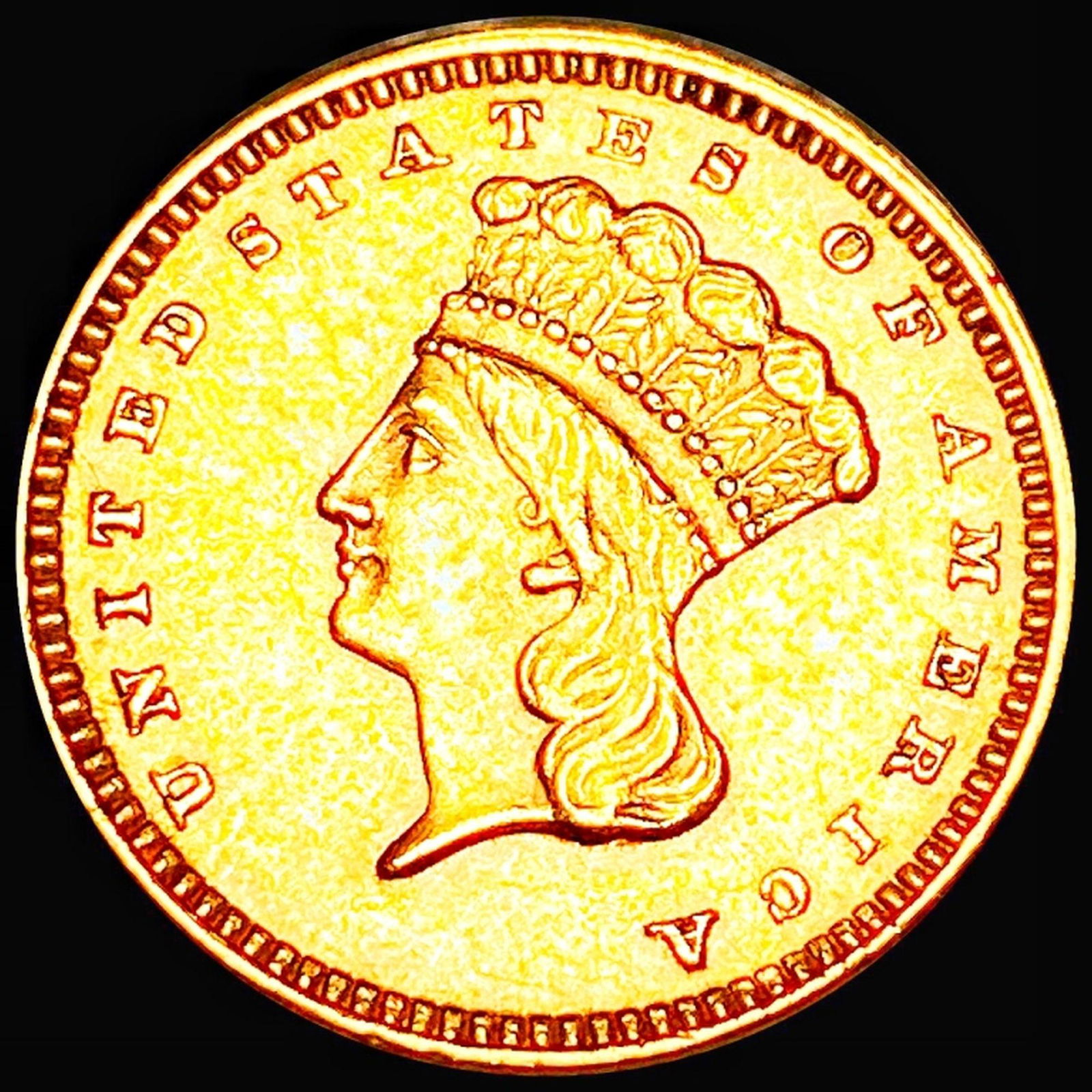 1874 Rare Gold Dollar UNCIRCULATED (1 of 2)