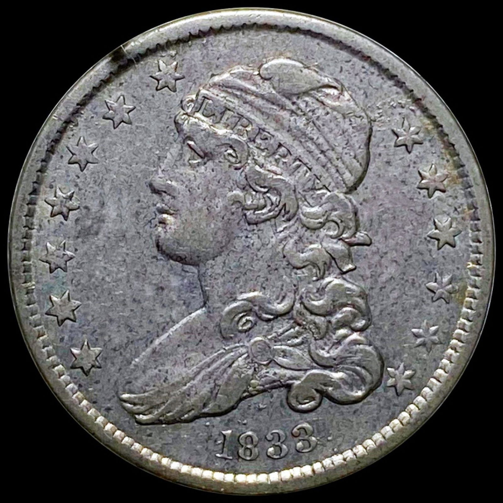 1833 Capped Bust Quarter LIGHTLY CIRCULATED (1 of 2)