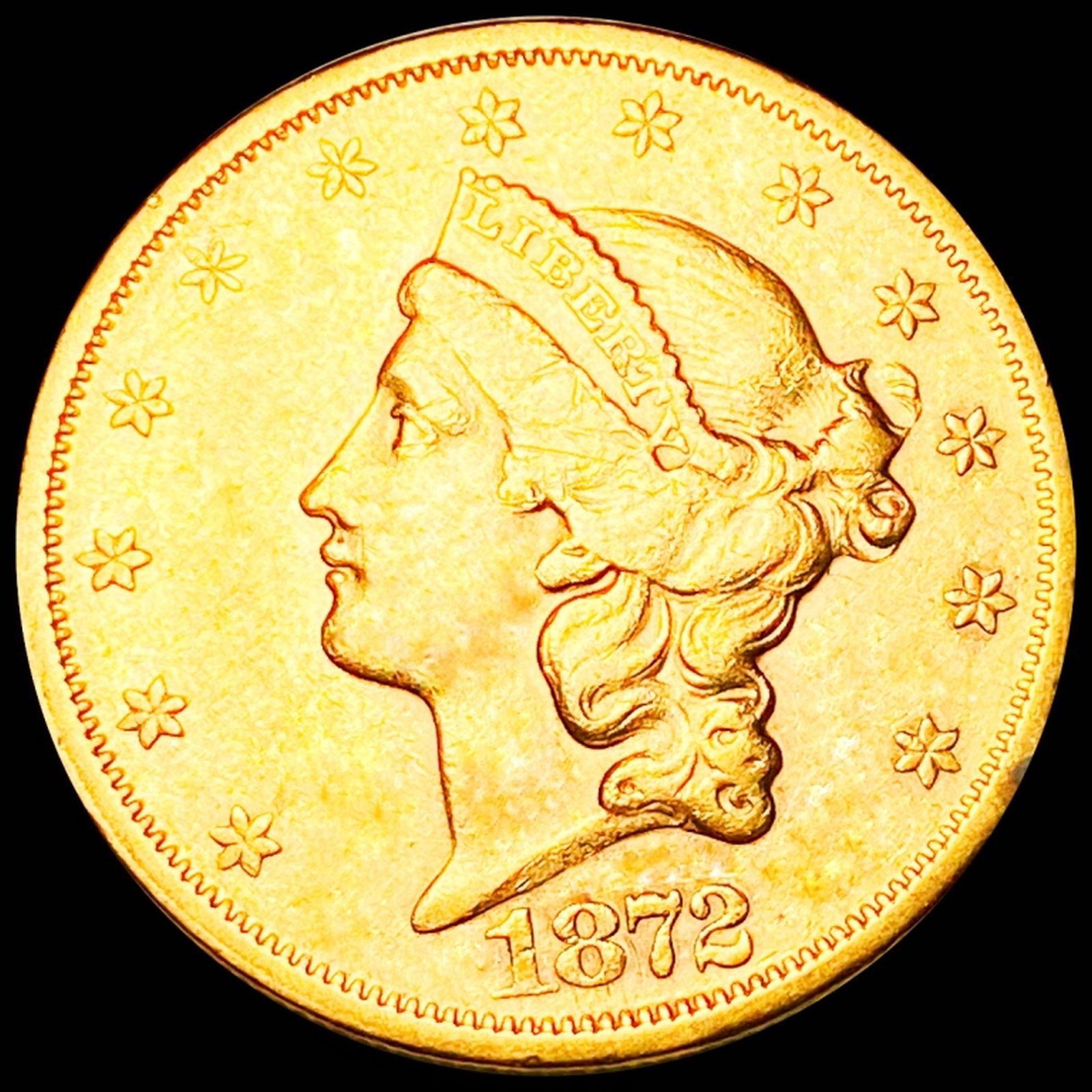 1872-S $20 Gold Double Eagle CLOSELY UNC (1 of 2)