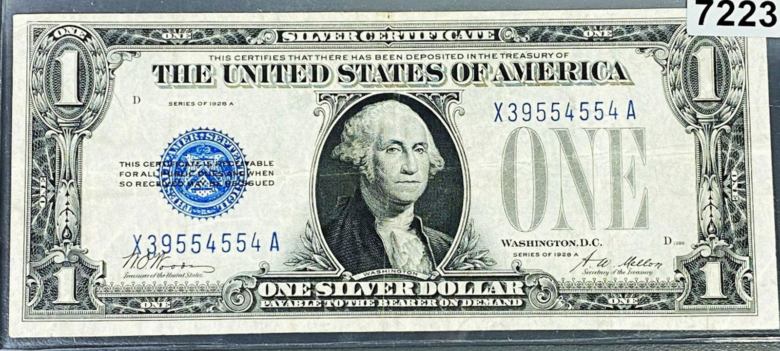1928 $1 Blue Seal Bill UNCIRCULATED (1 of 2)