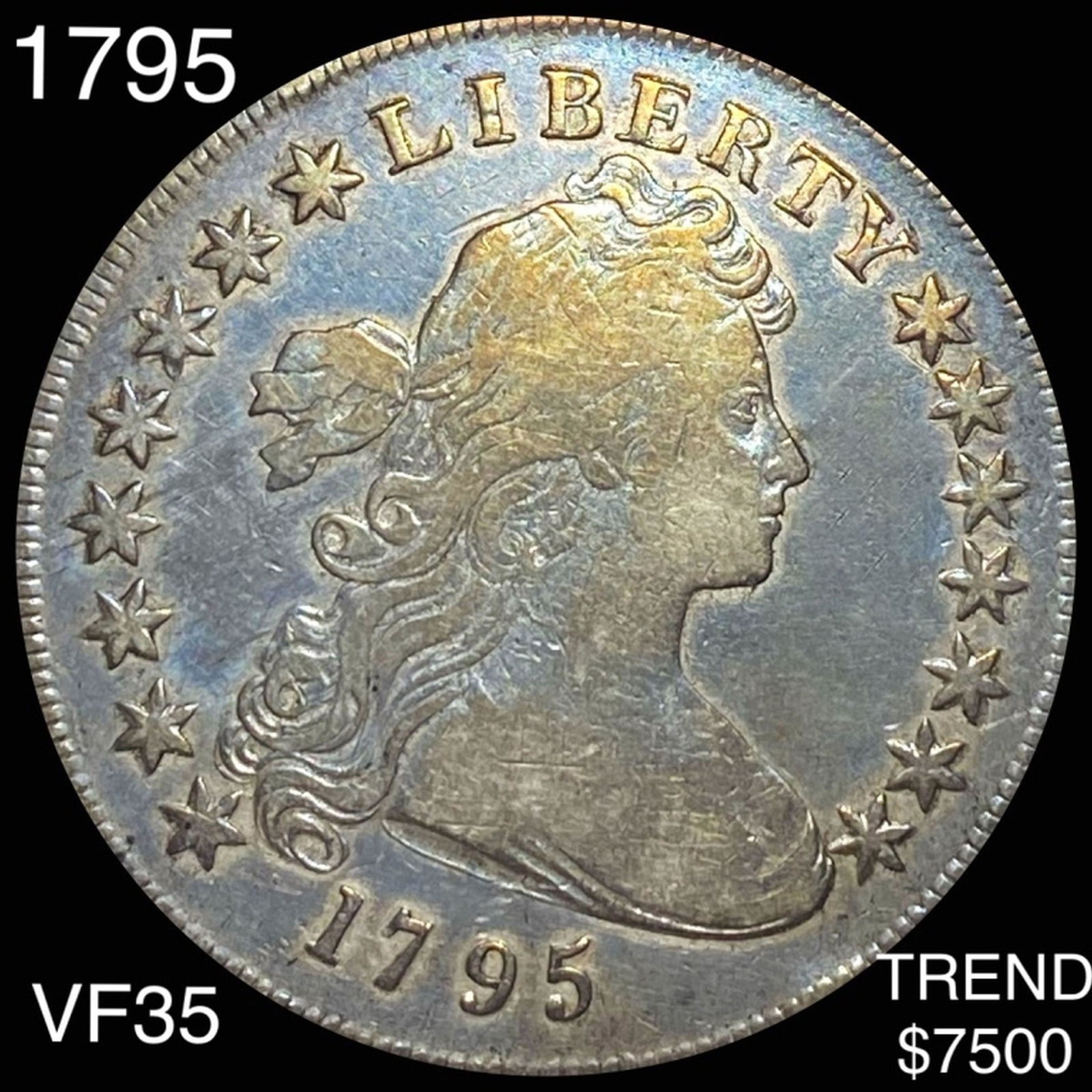1795 Draped Bust Dollar LIGHTLY CIRCULATED (1 of 2)