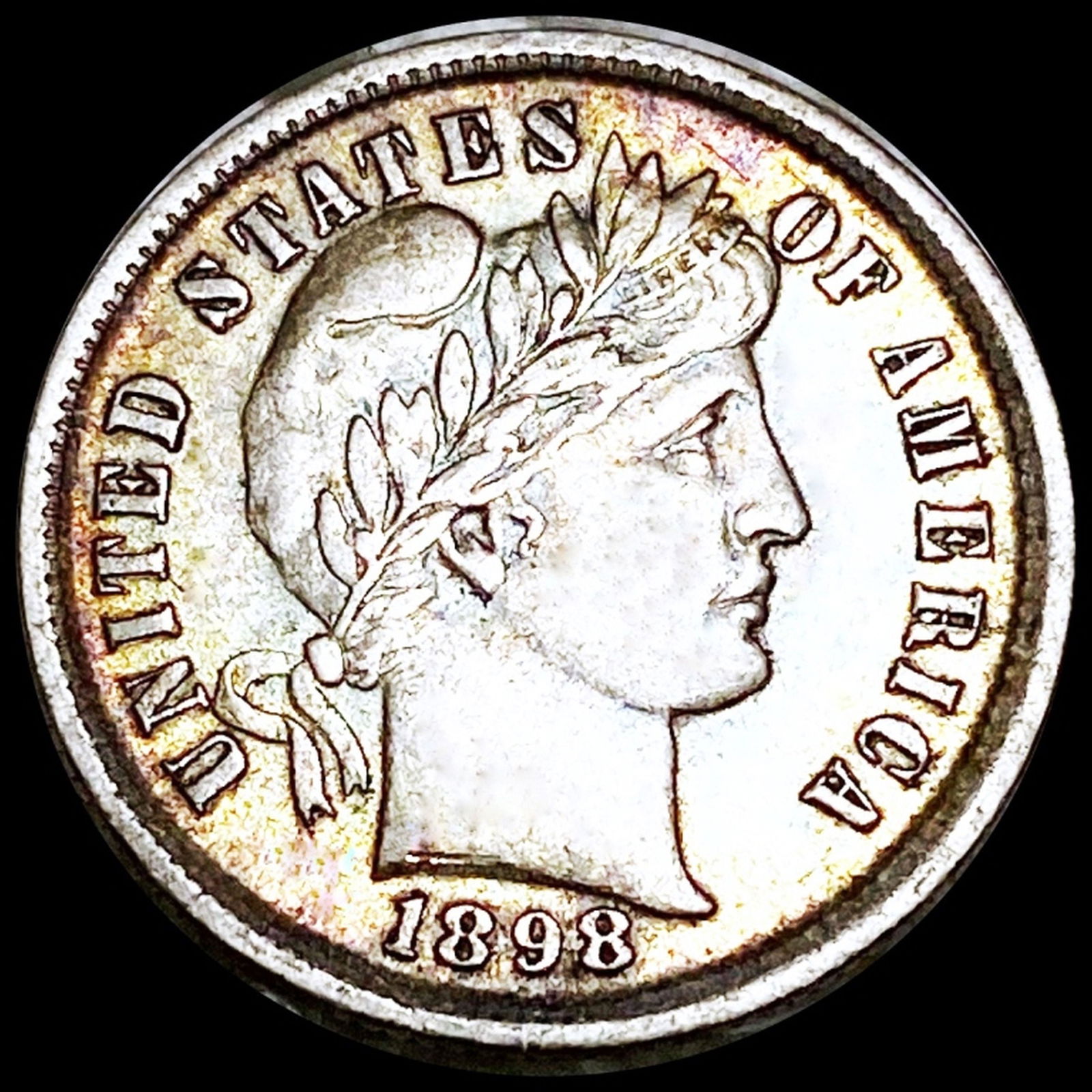 1898 Barber Silver Dime LIGHTLY CIRCULATED (1 of 2)