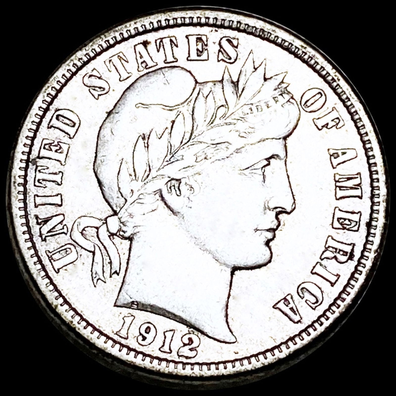 1912 Barber Silver Dime LIGHTLY CIRCULATED (1 of 2)