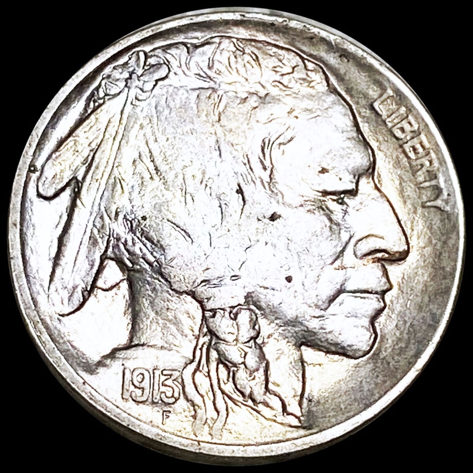 1913 TY2 Buffalo Head Nickel NEARLY UNC (1 of 2)